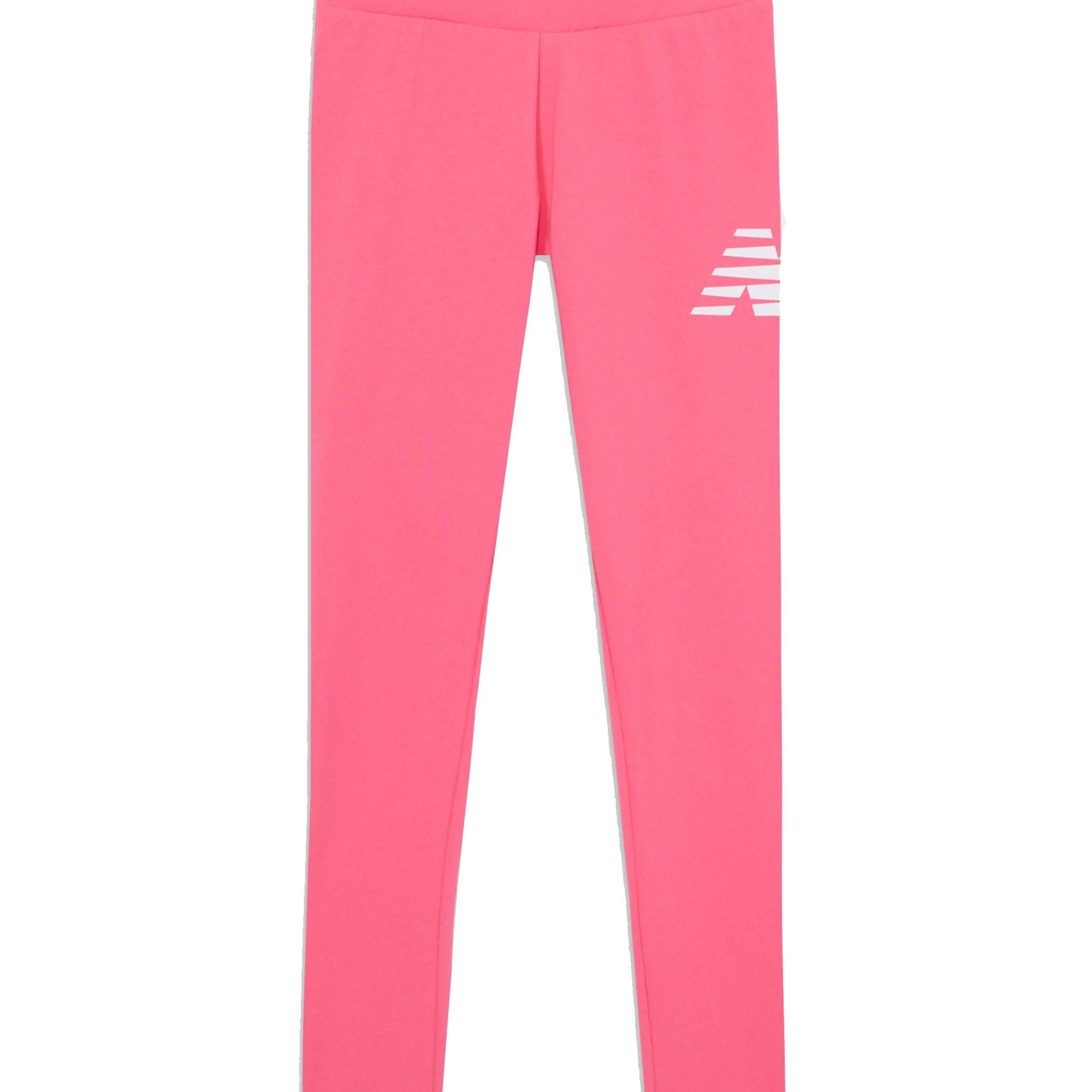 New Balance Solid Color Stretch Leggings with Logo