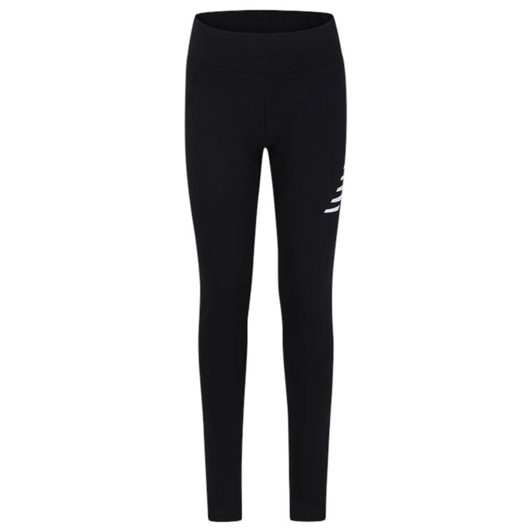 New Balance Solid Color Stretch Leggings with Logo