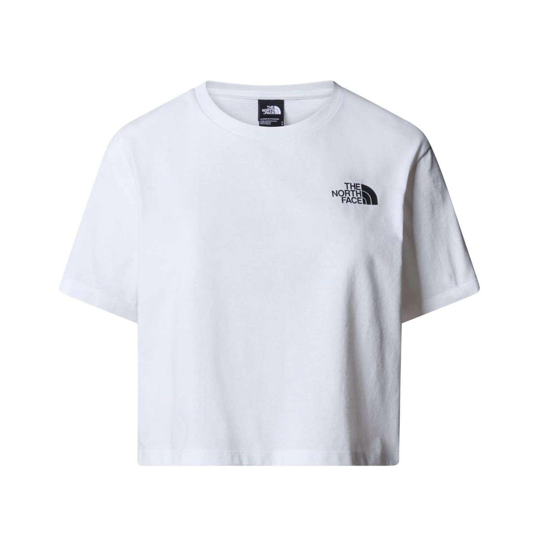 Simple dome slim cropped t-shirt