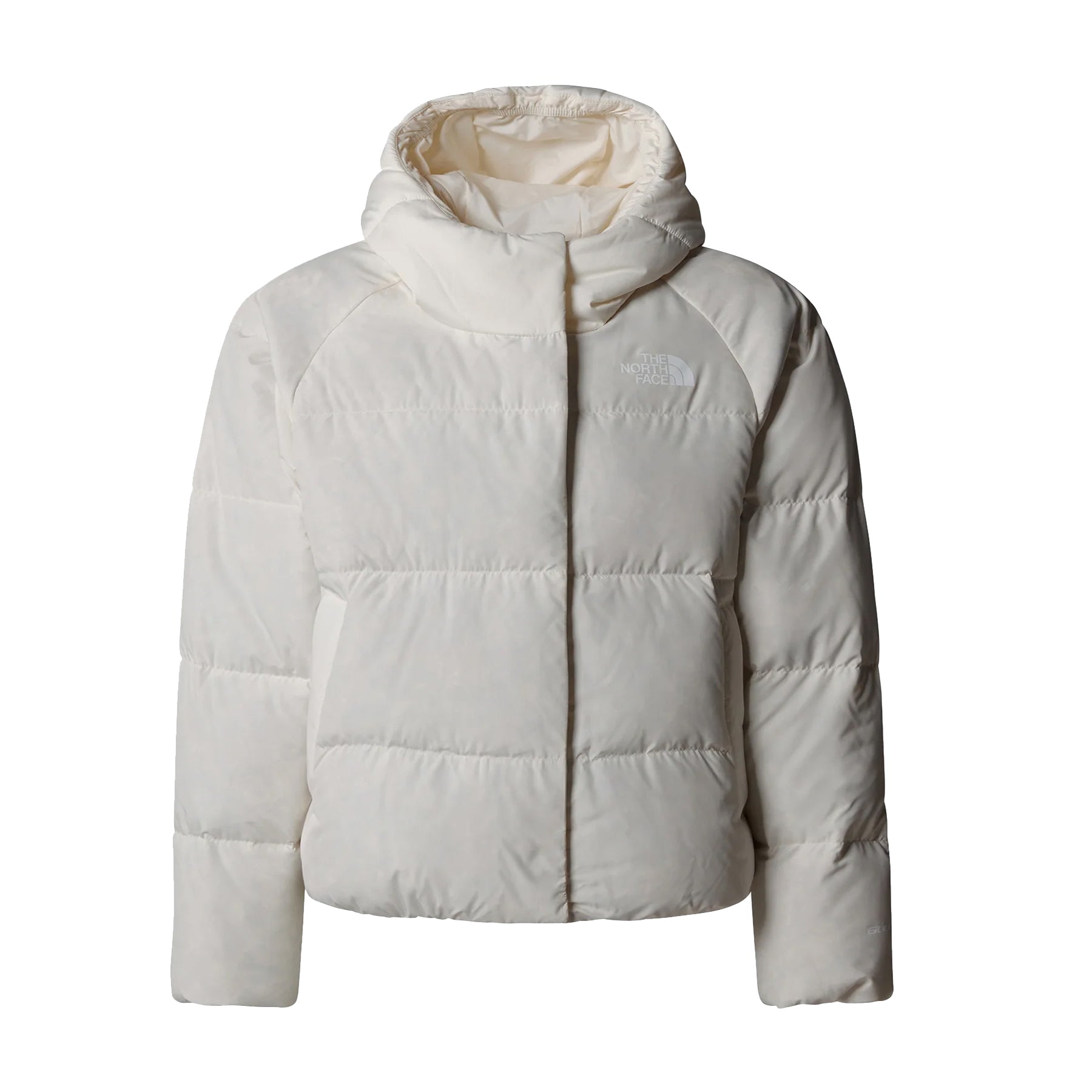 The North Face Eco-Friendly White Down Jacket with Hood
