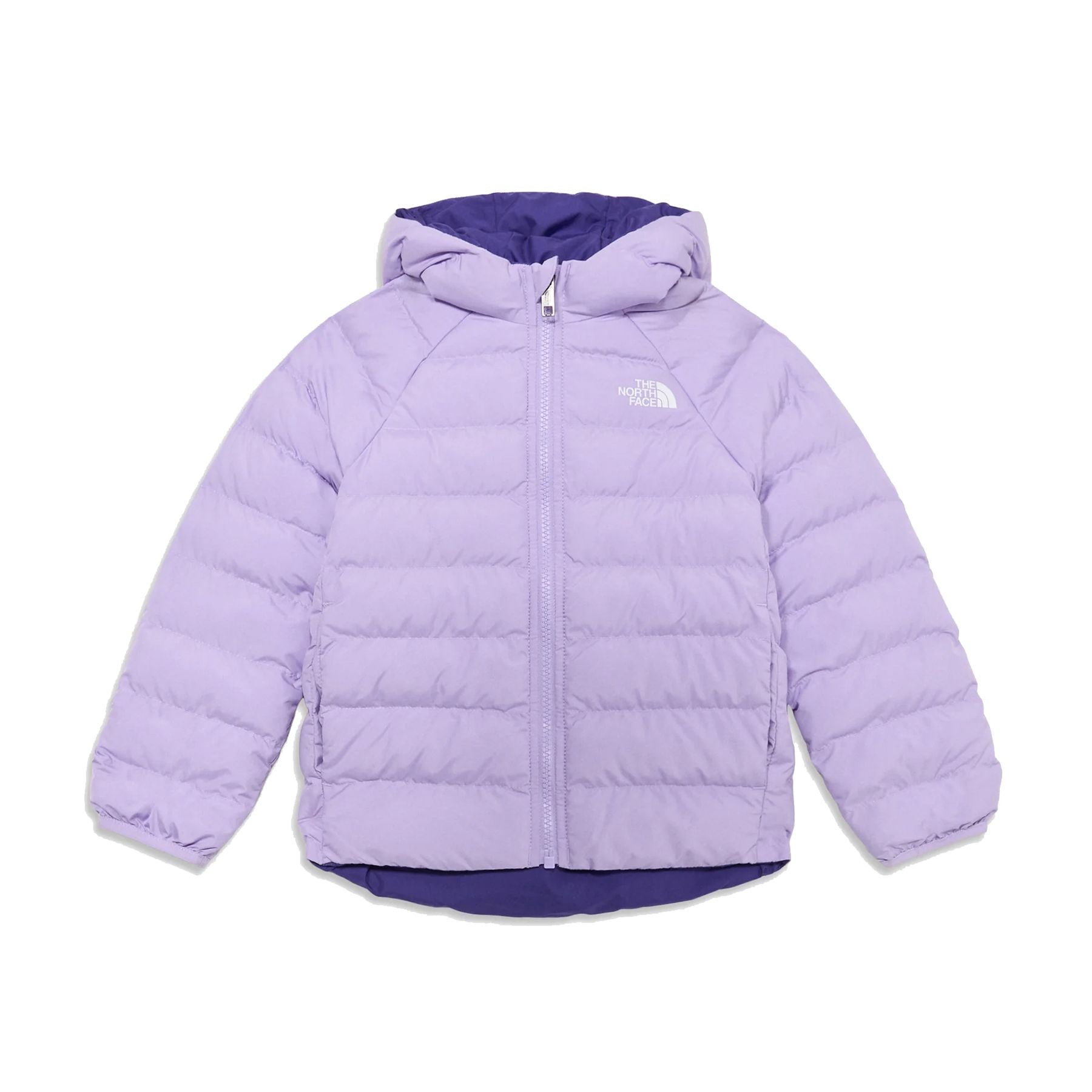 The North Face Girls' Reversible Hooded Jacket in Lilac