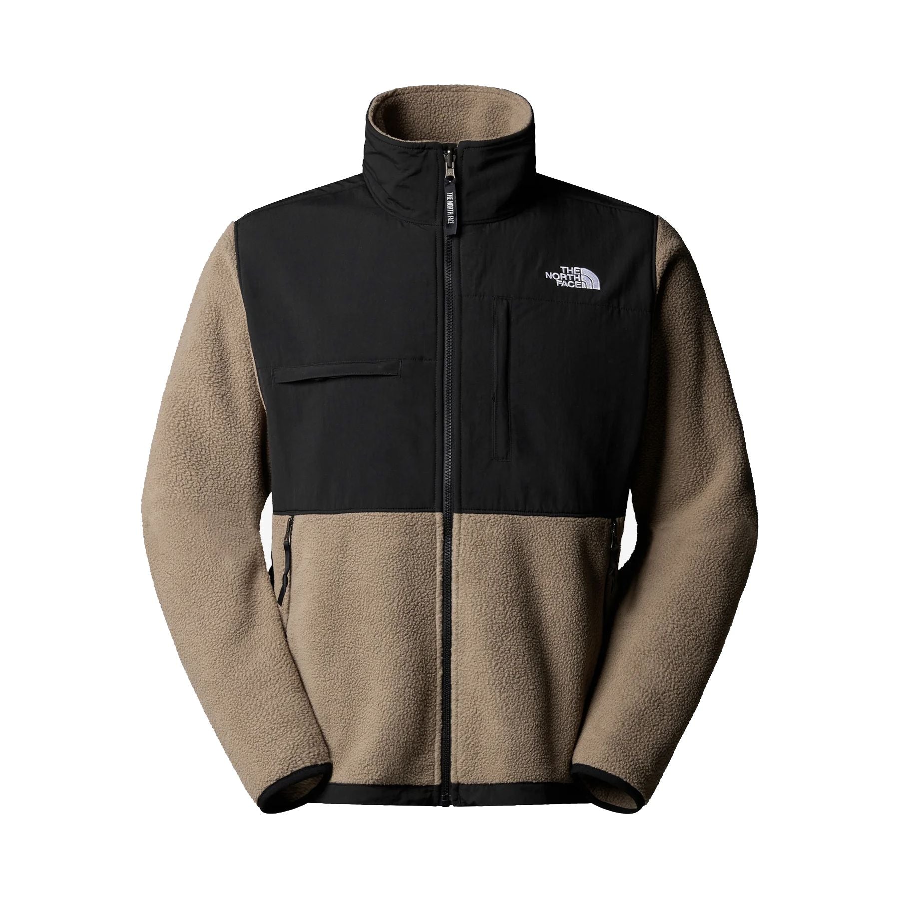 Brown and Black Fleece Jacket