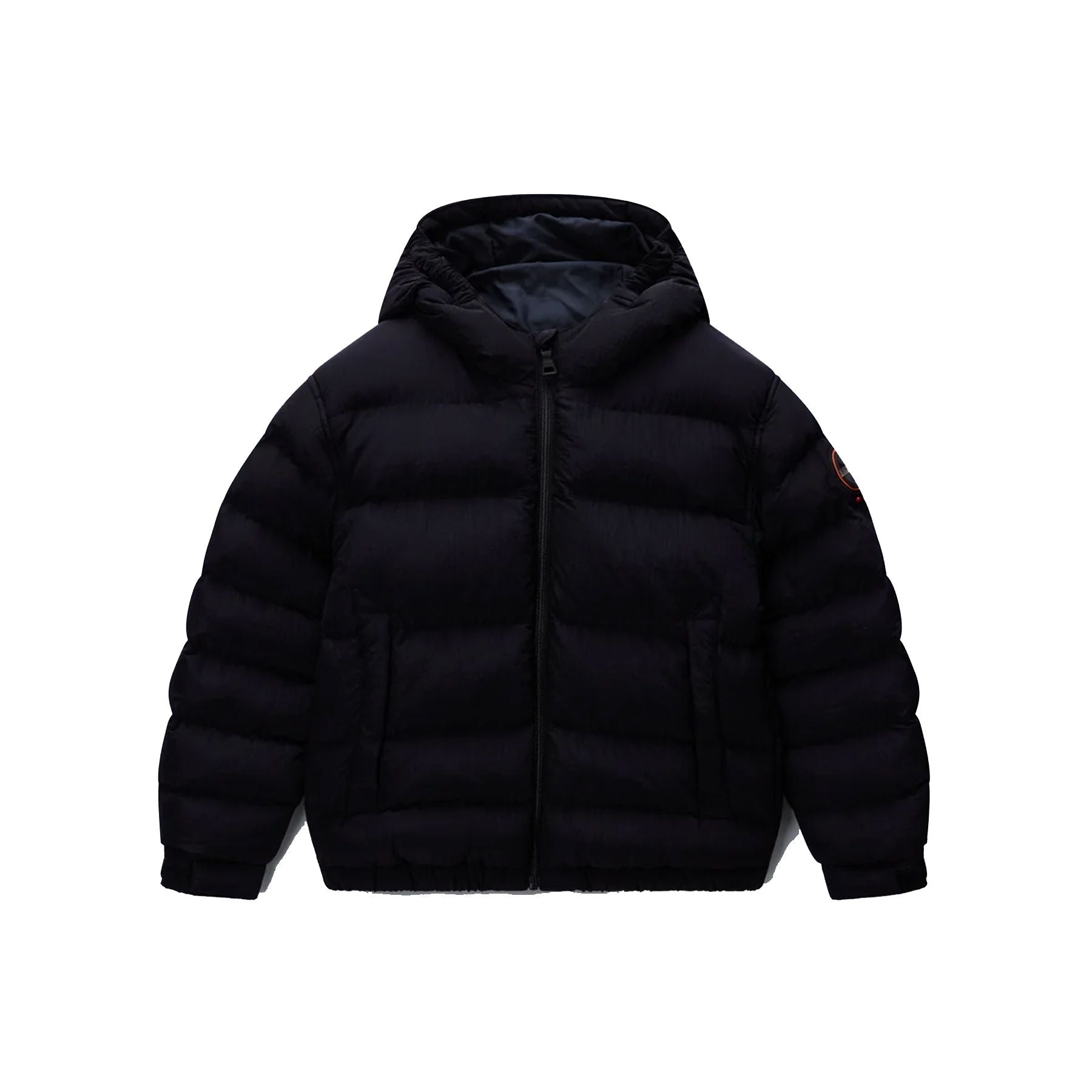 Napapijri Black Padded Jacket with Hood