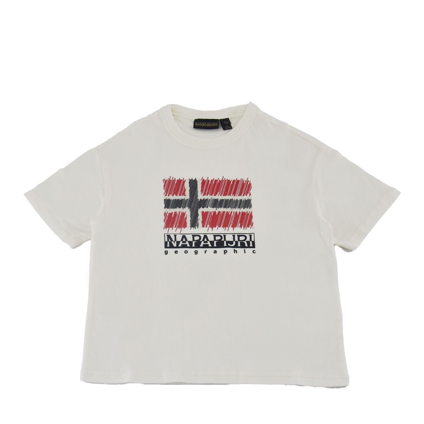 Napapijri Adige Crew Neck T-Shirt White