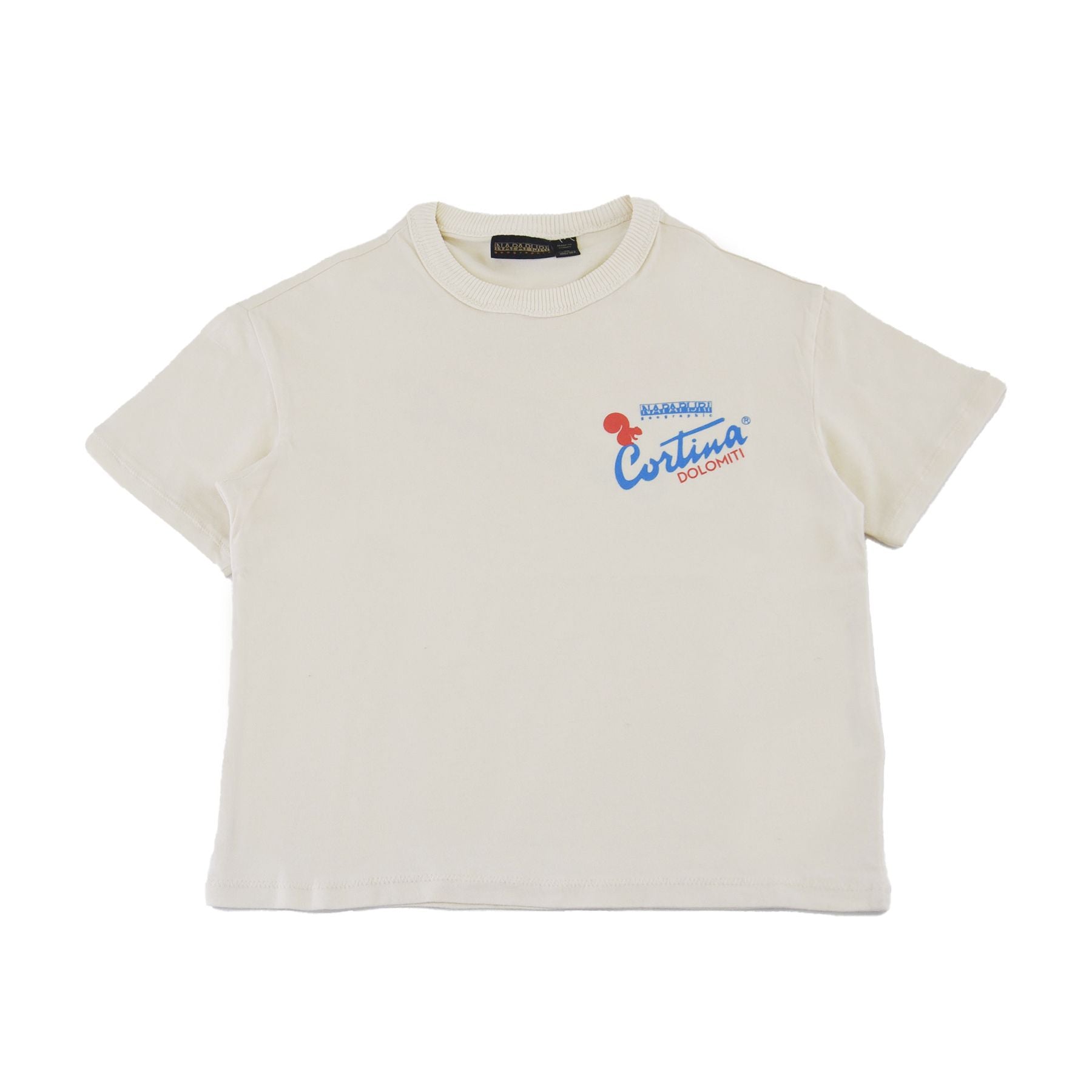 Napapijri Adige Crew Neck T-Shirt Beige