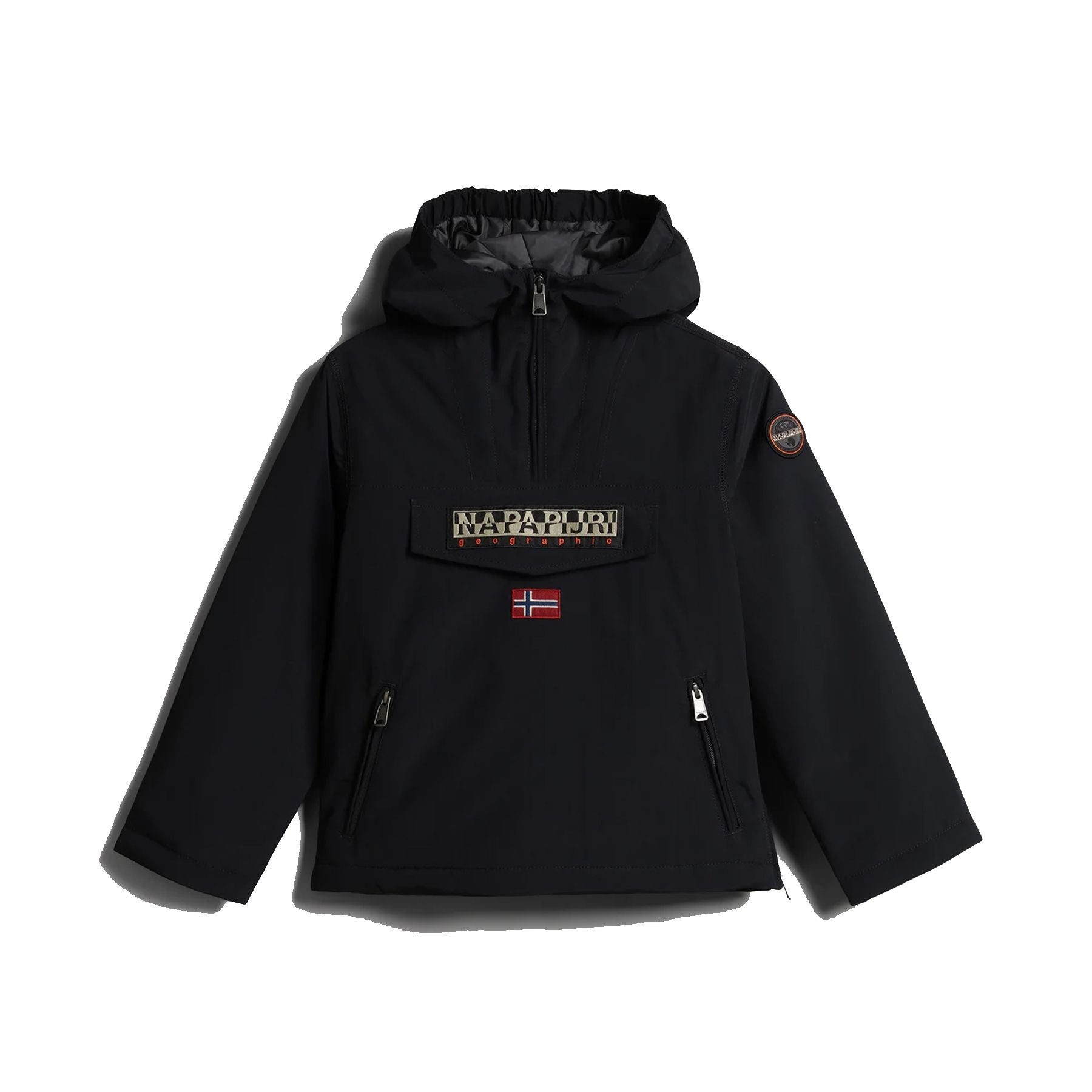 Napapijri Padded Nylon Jacket with Fixed Hood