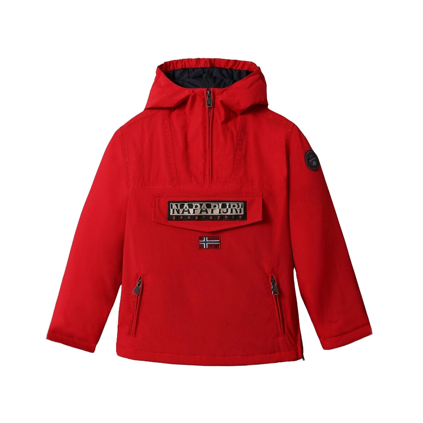 Napapijri Padded Nylon Jacket with Fixed Hood