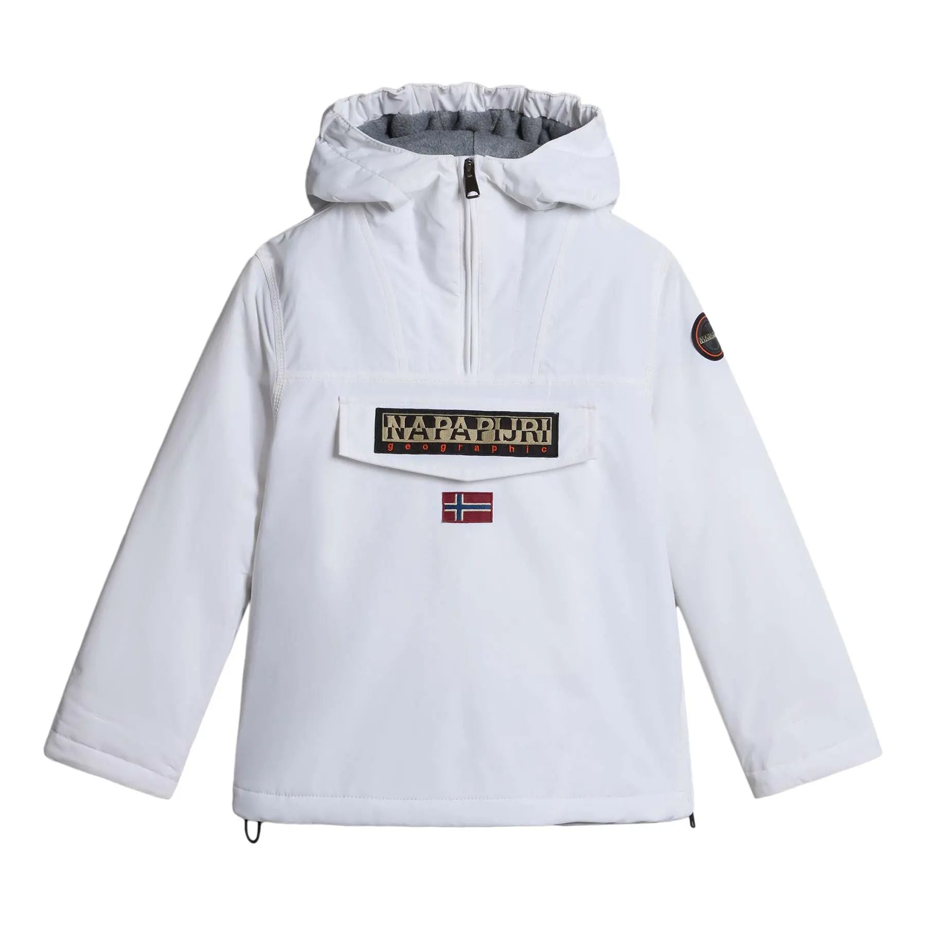 Napapijri Nylon Jacket with Fixed Hood and Recycled Down-Free Padding