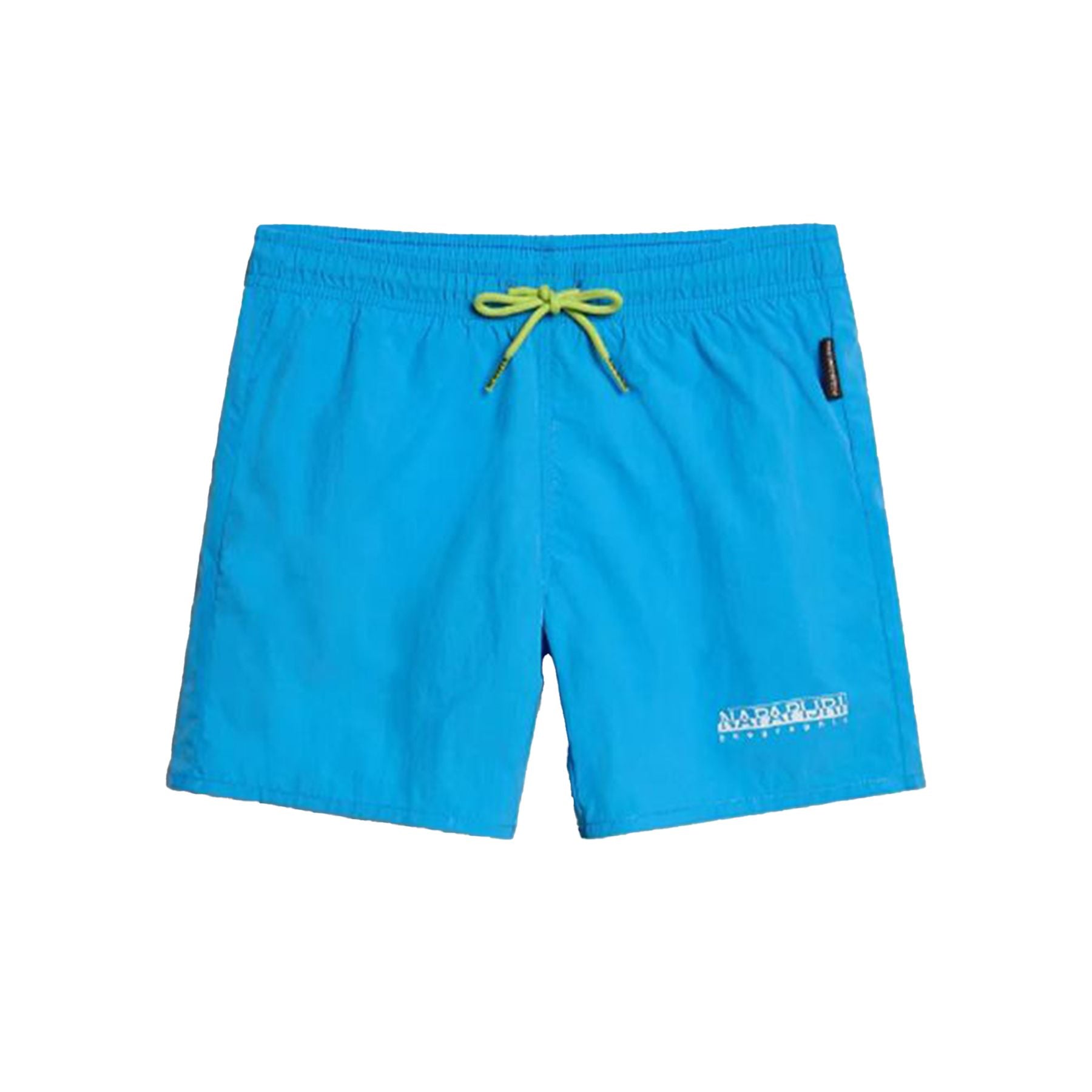 Napapijri Solid Color Swimsuit with Brand Print