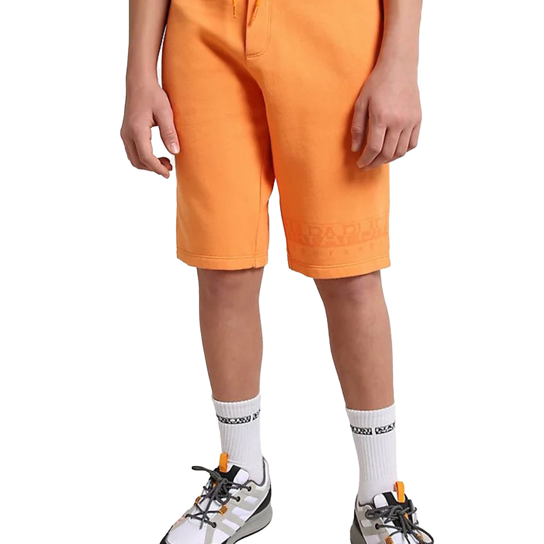 Napapijri Pigment Dye Bermuda Shorts with Logo Print