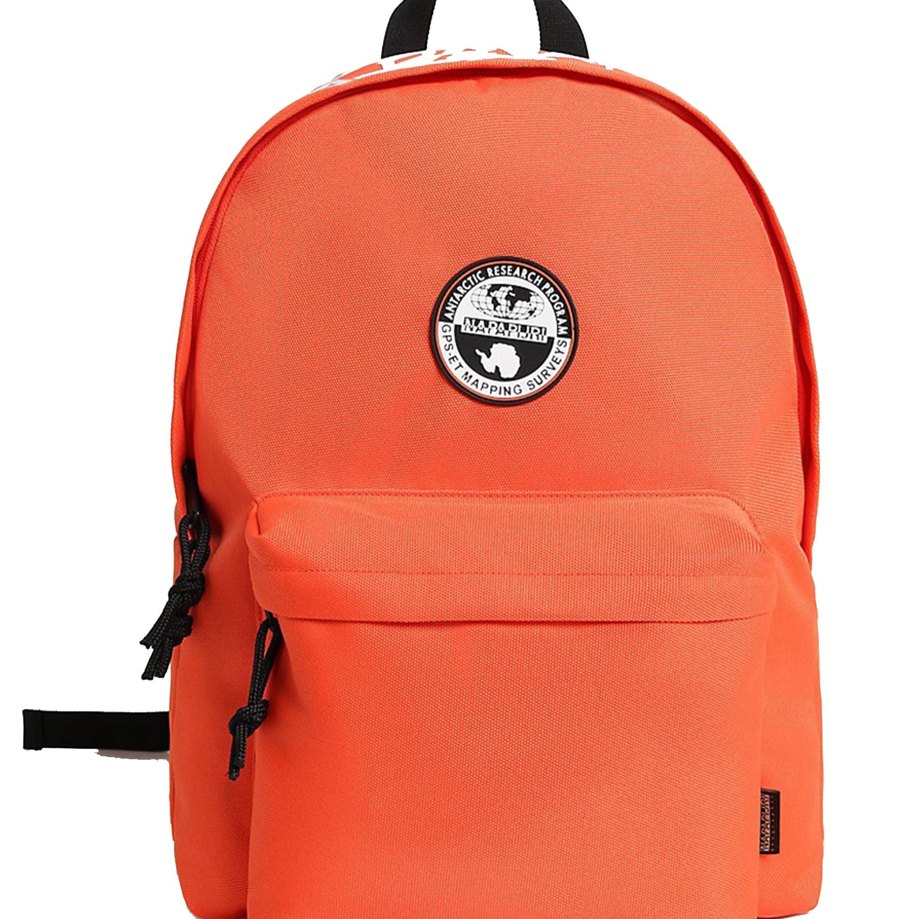 Napapijri Backpack with Double Zip Closure. Logo Patch and Horizontal Print on Top.