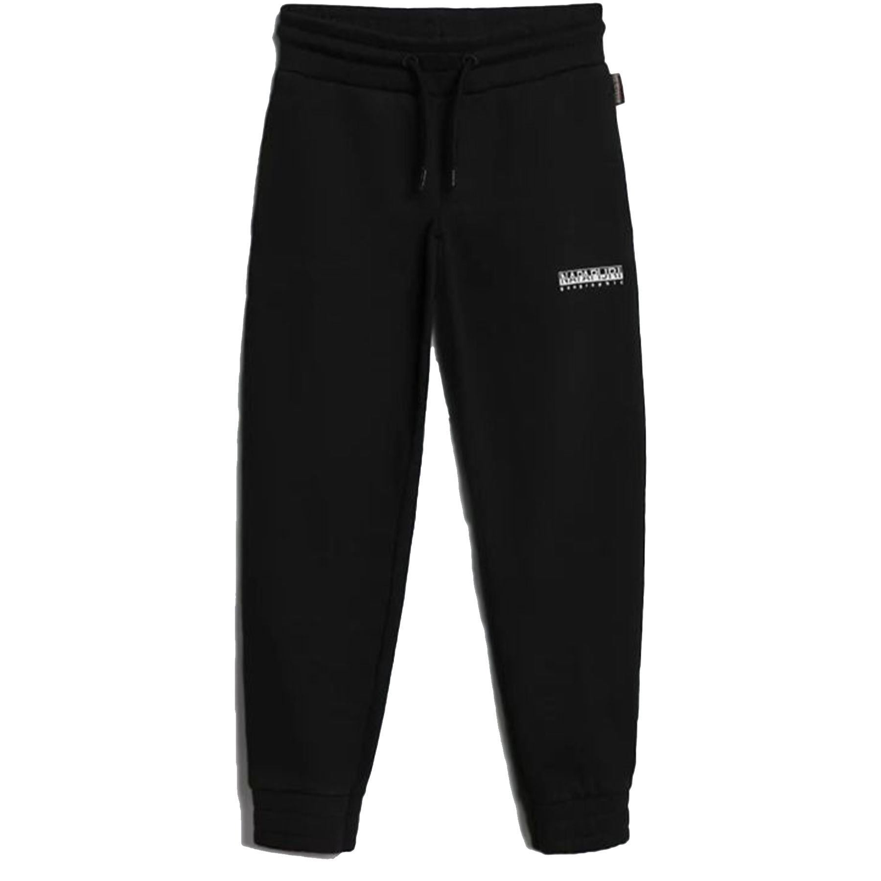Napapijri Solid Color Trousers with Logo Print
