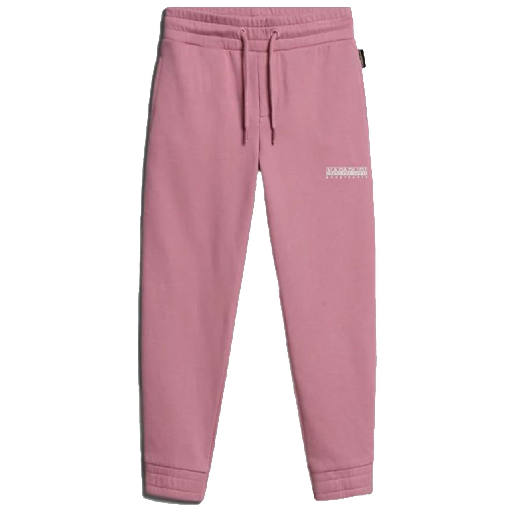 Napapijri Solid Color Trousers with Logo Print