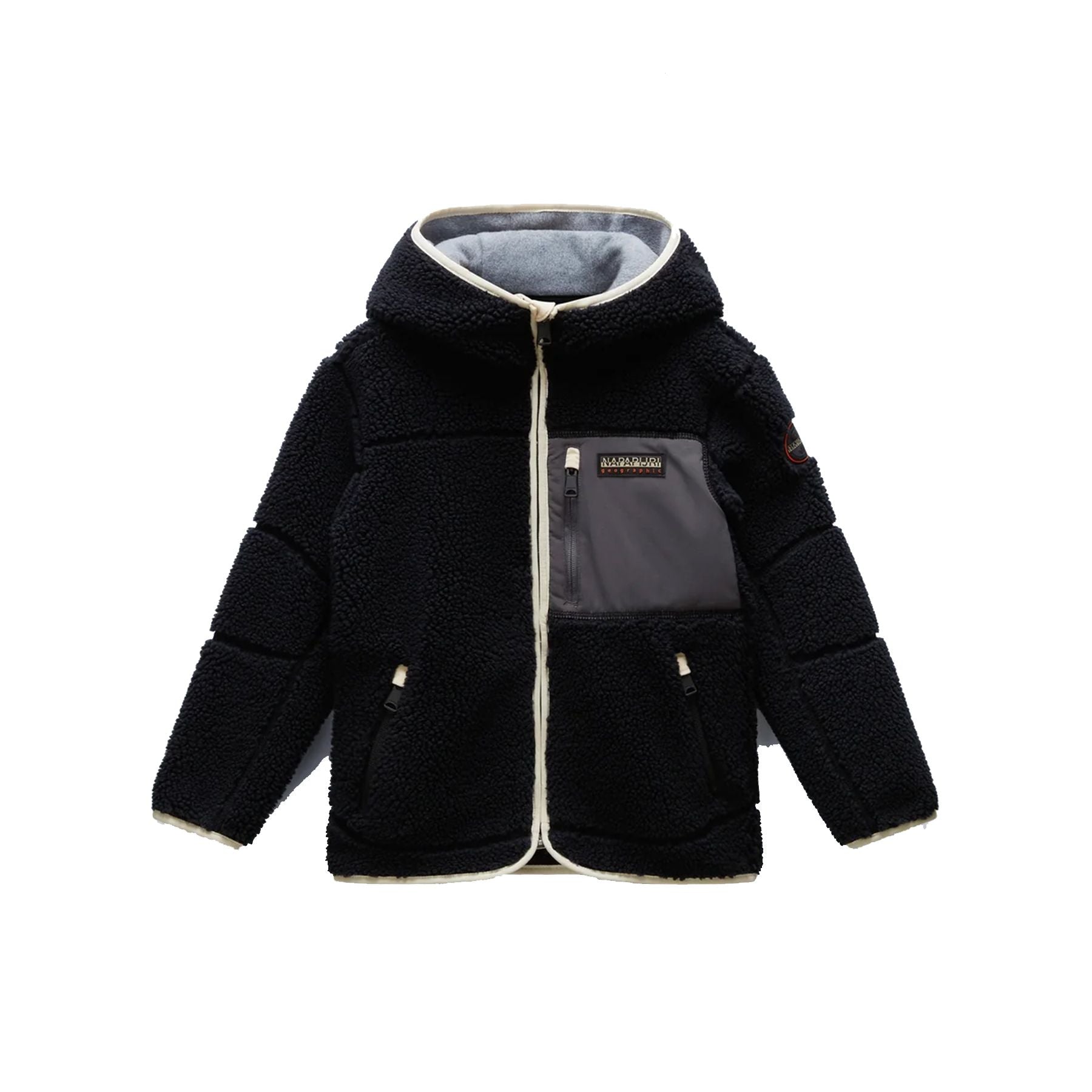 Napapijri Yupik Full Zip Black Fleece Jacket