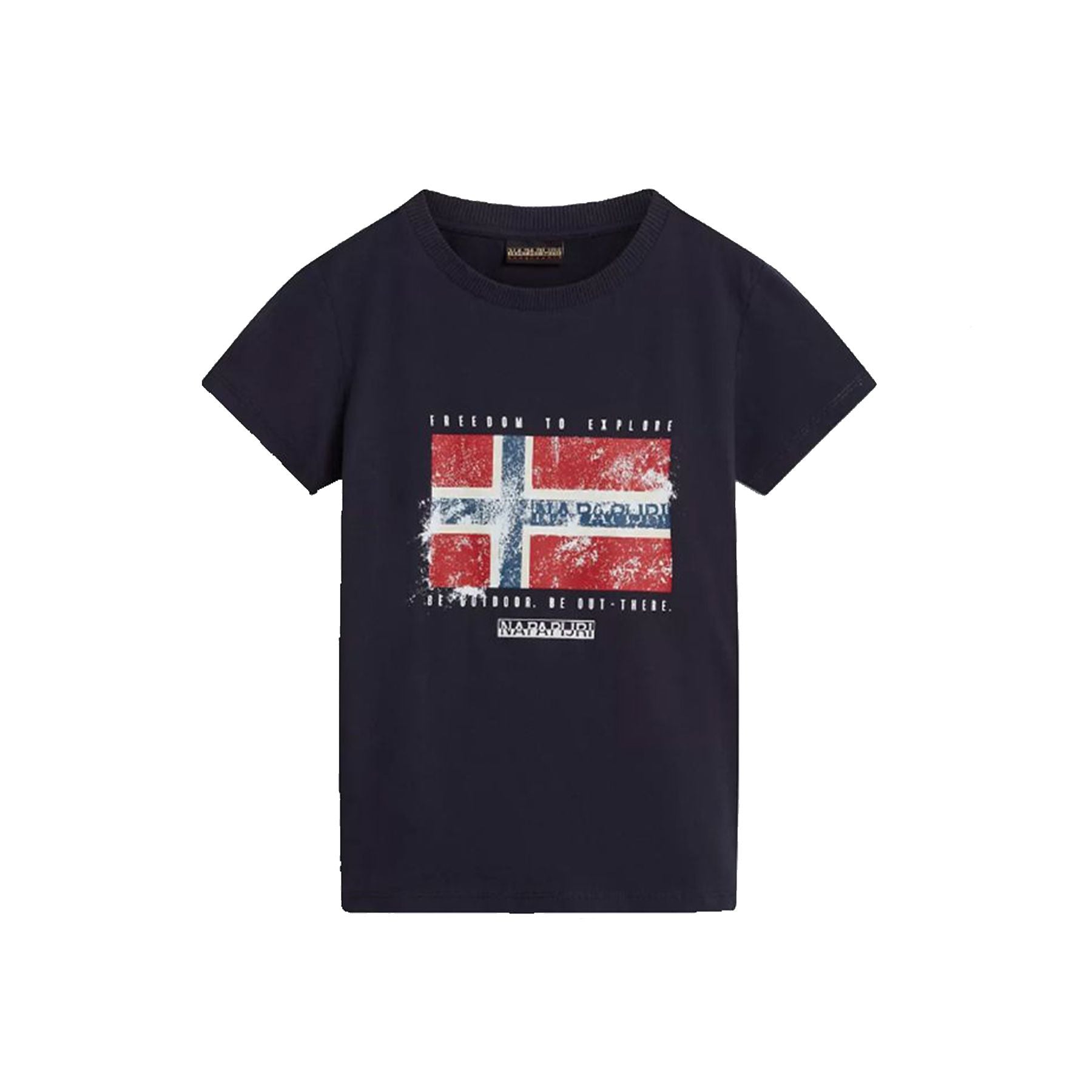 Printed crew neck T-shirt