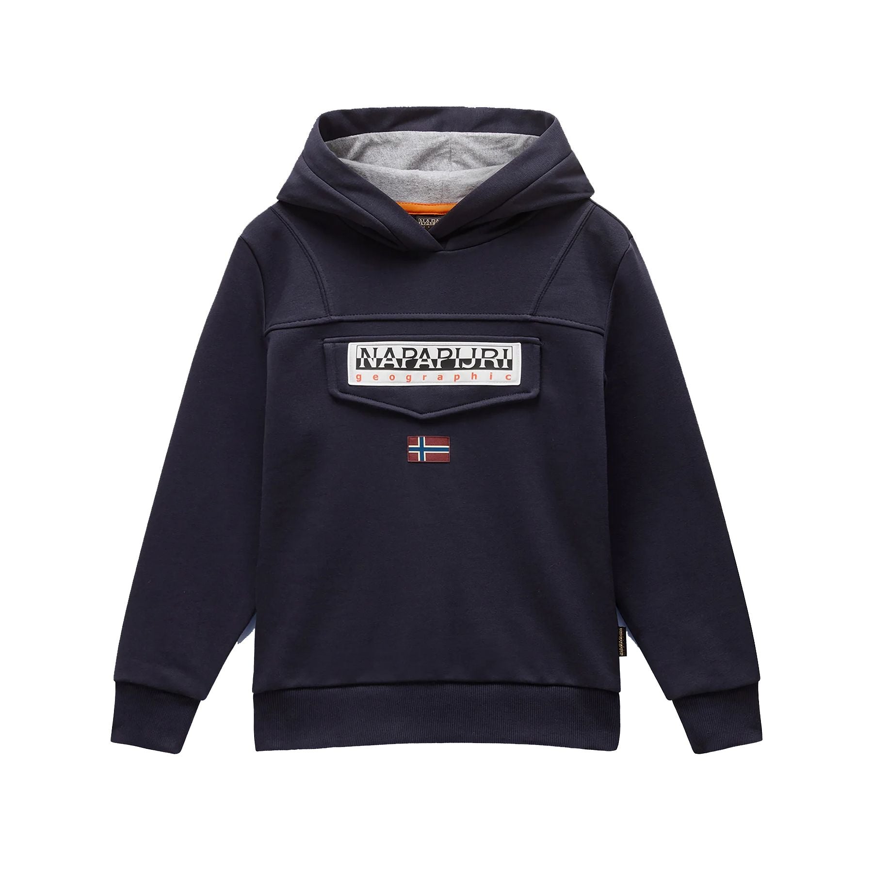 Napapijri Blue Hoodie with Kangaroo Pocket