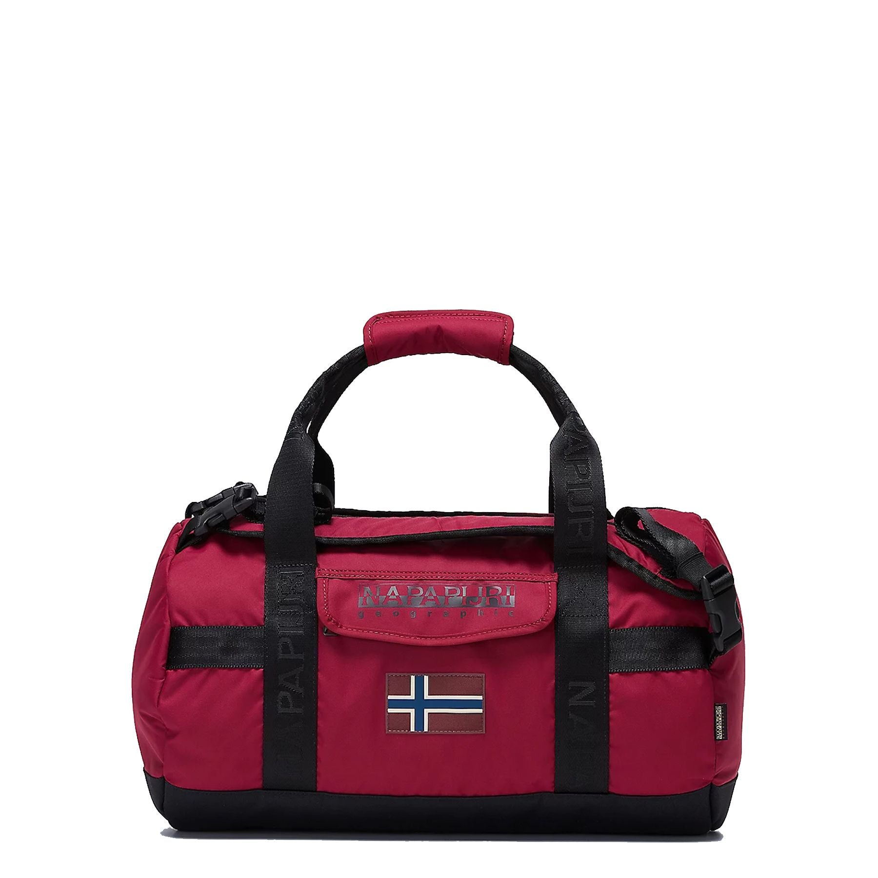 Napapijri Bering Versatile Travel Duffel Bag, Red