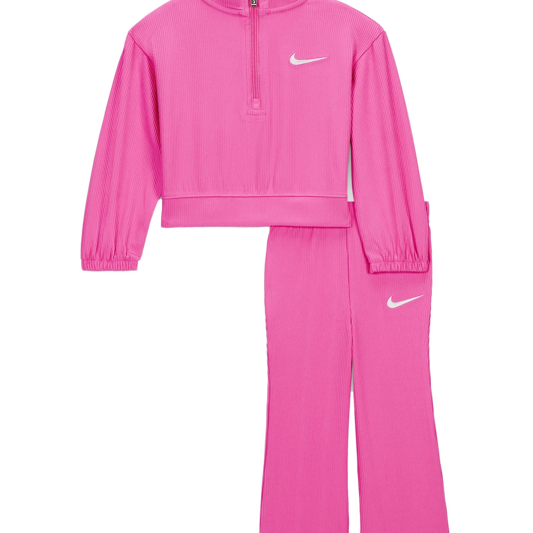 Ribbed embroidered tracksuit