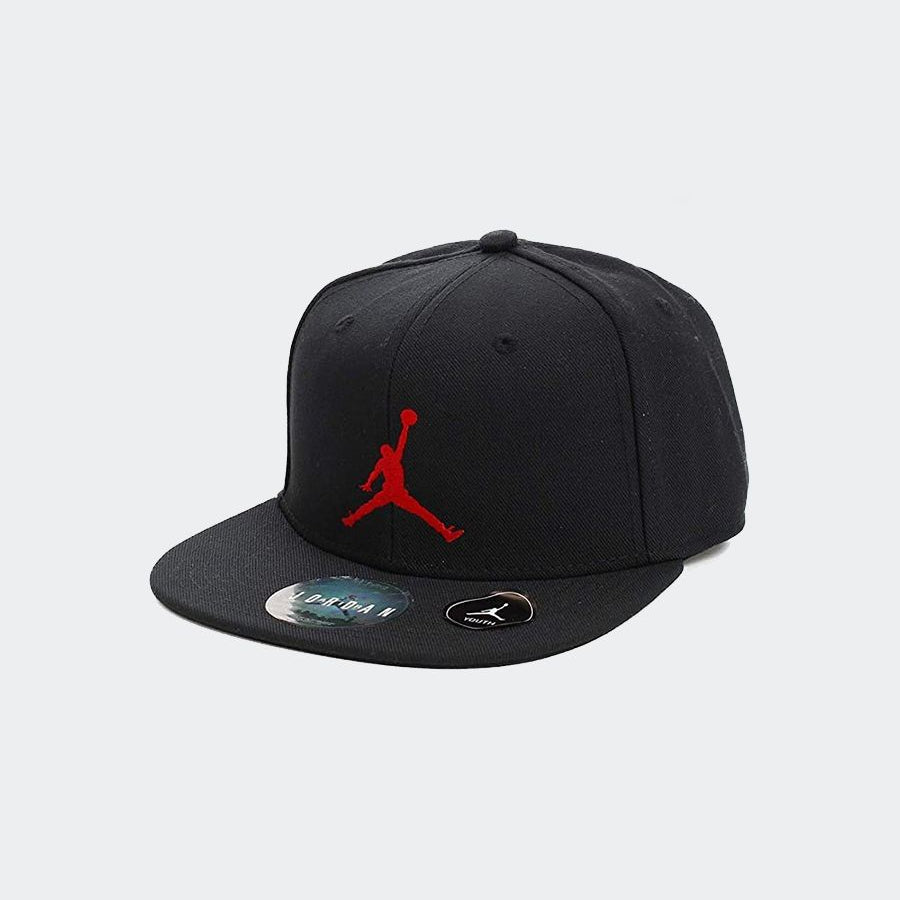 Jordan Black Straight Brim Hat