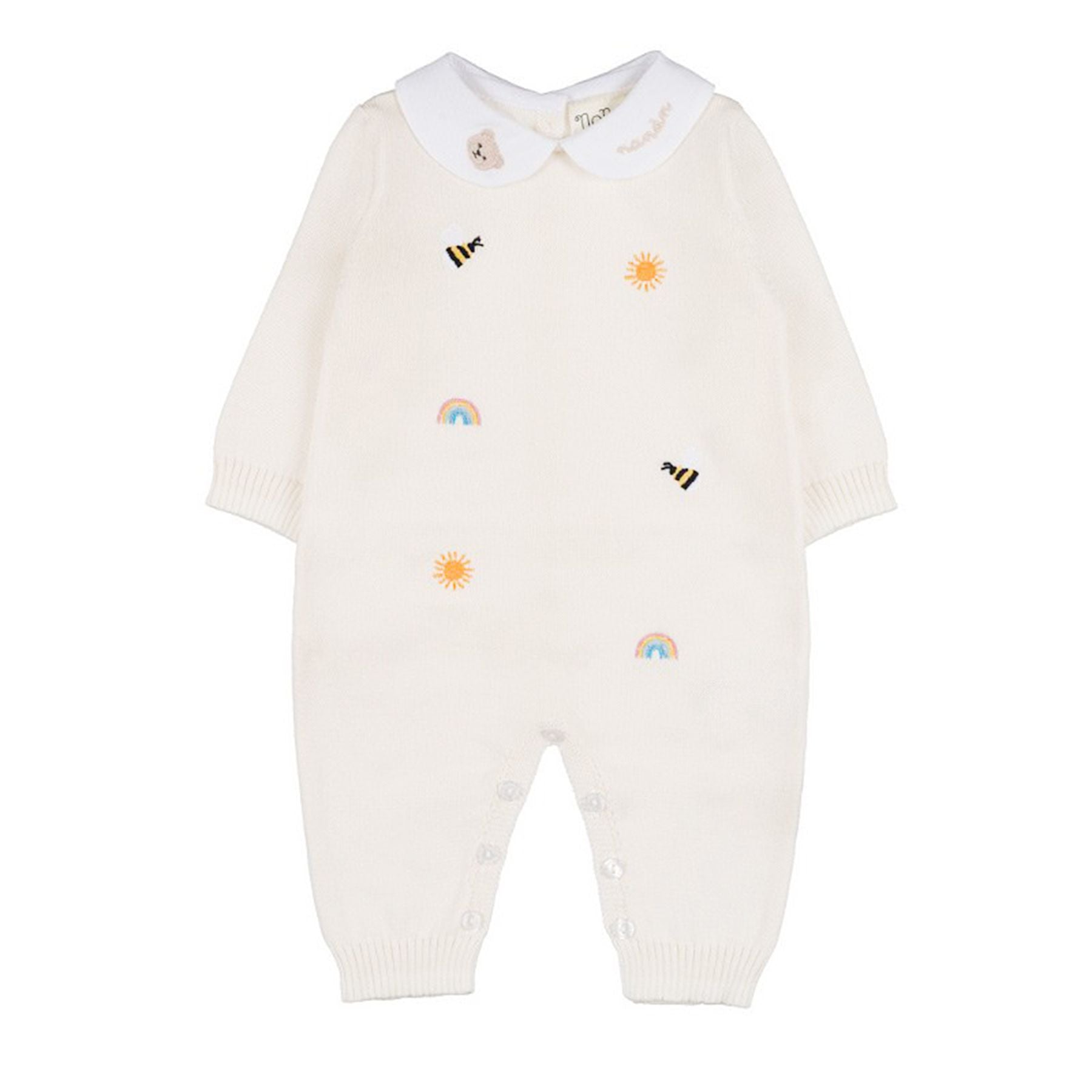 Nanan Onesie with Graphic and Collar