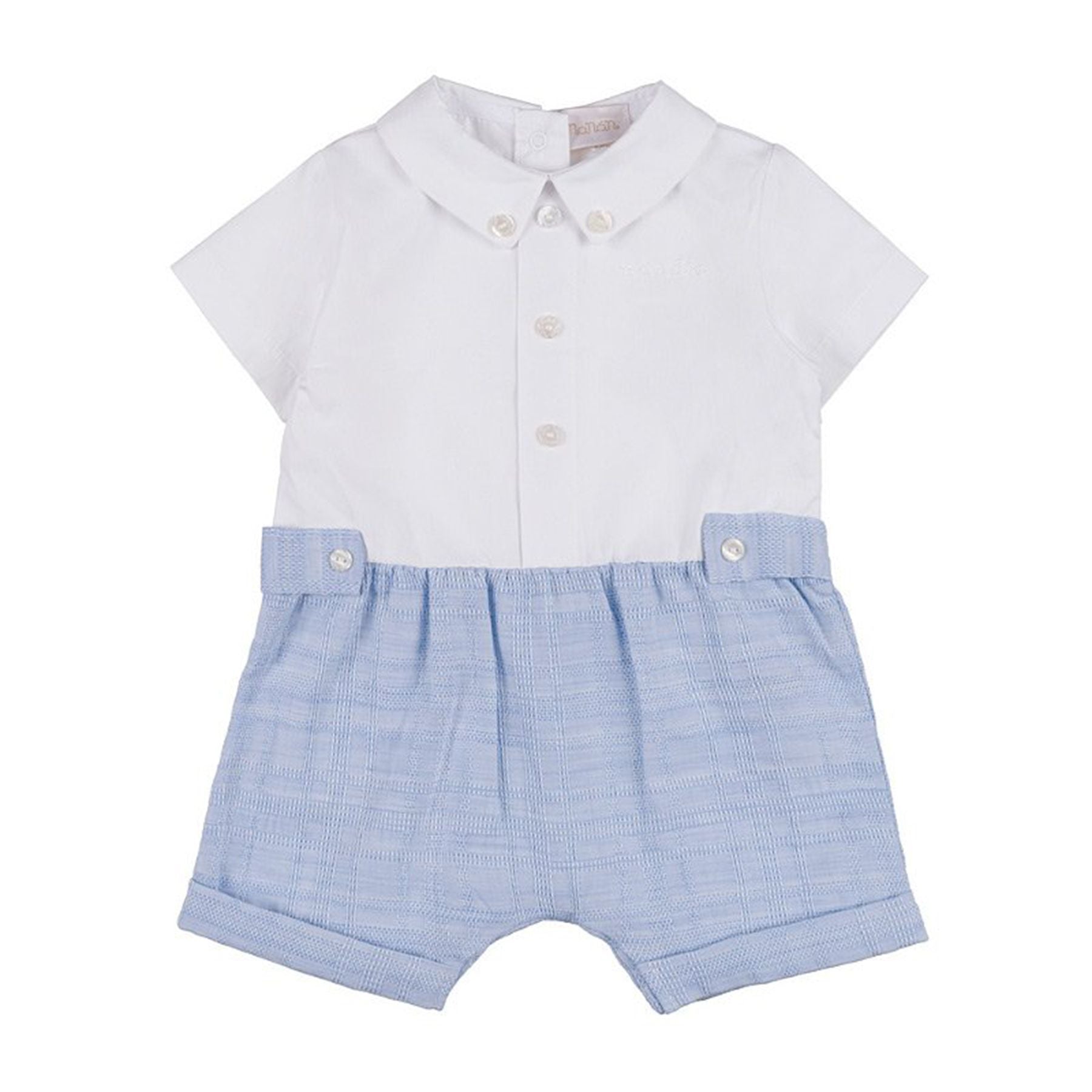 Romper Romper with plaid trousers