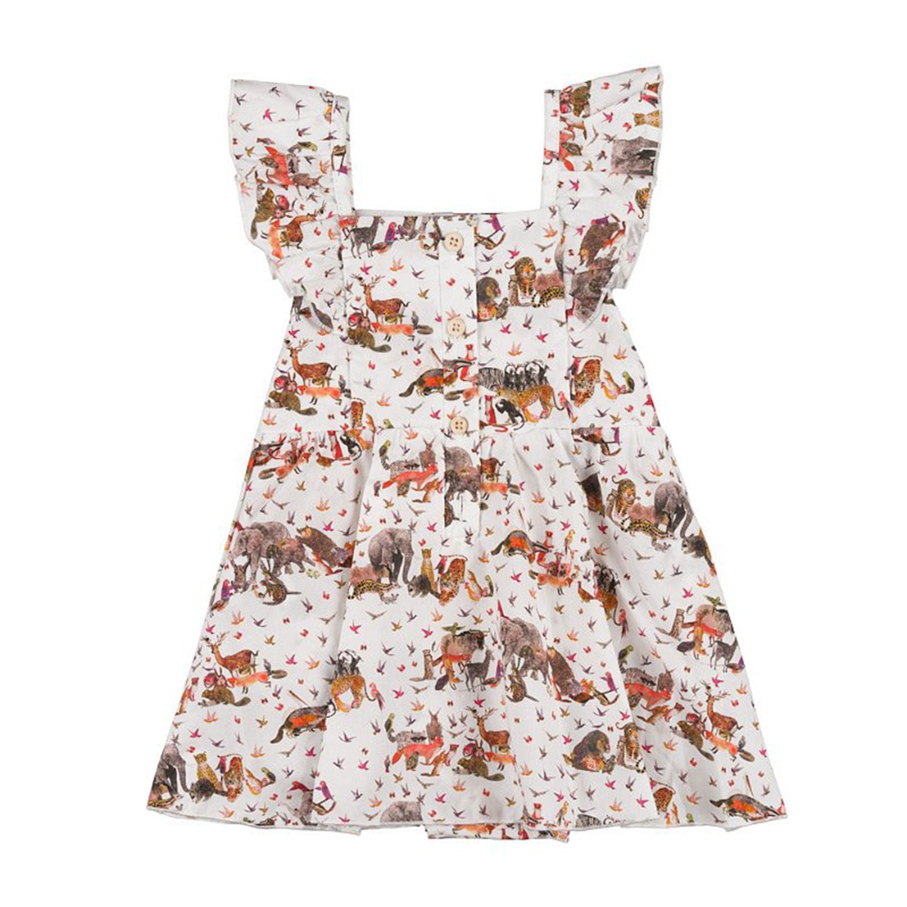 Nanan Jungle Pattern Bodysuit Dress