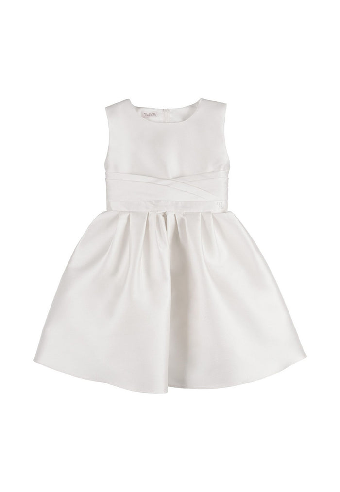 Nanan Abito in Satin Off White 4 Anni