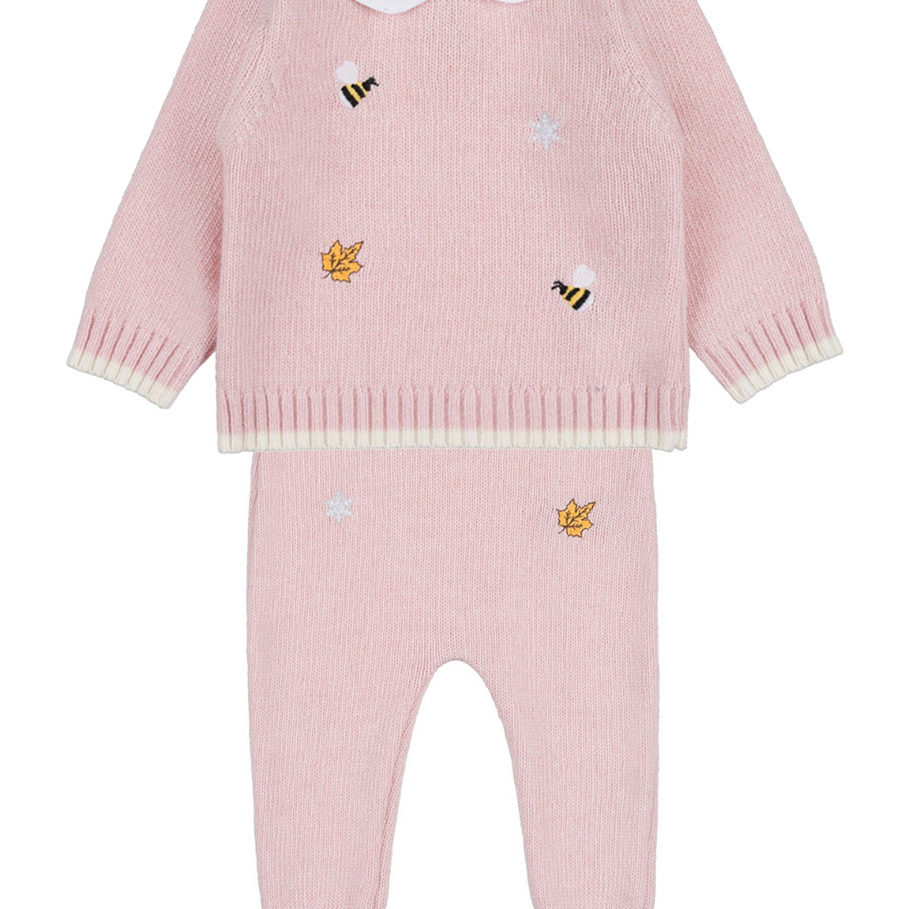 Nanan Two-Piece Thread Romper with Embroidery