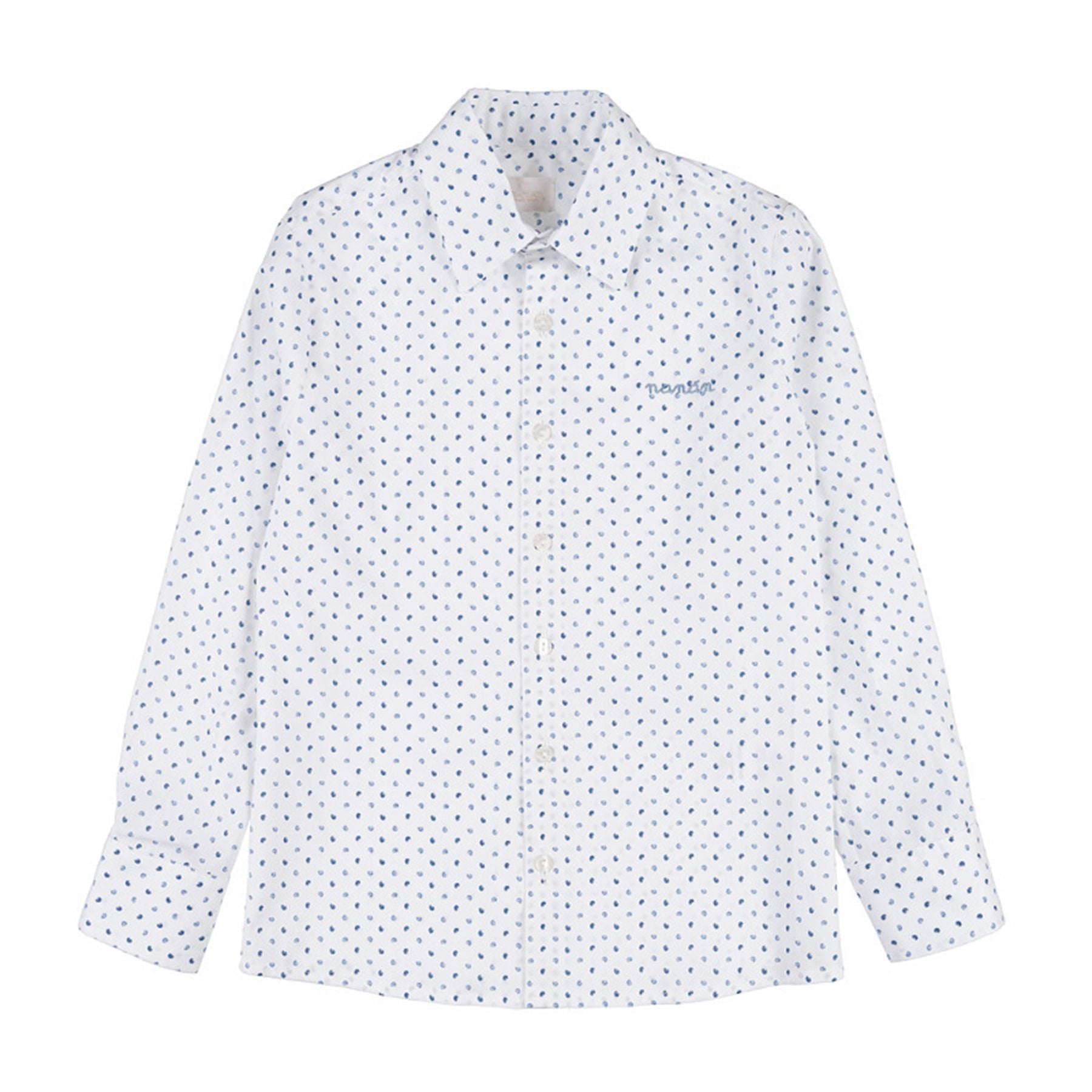 Nanan White Shirt with Pattern
