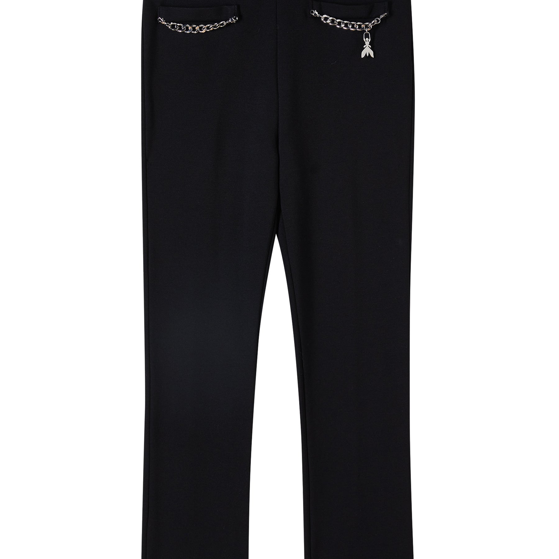 Patrizia Pepe Black Cotton Trousers