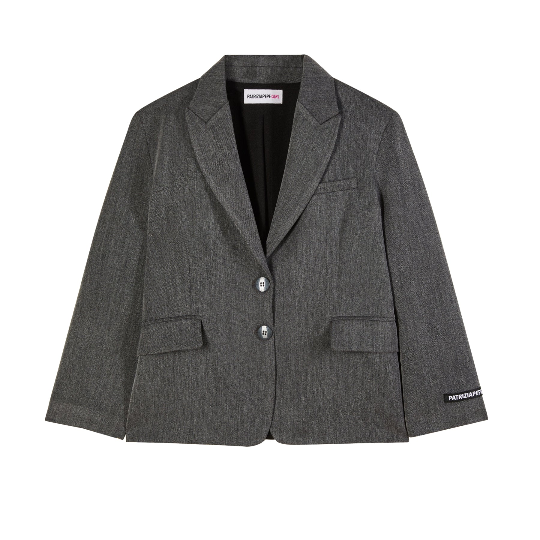 Patrizia Pepe Grey Jacket with Buttons