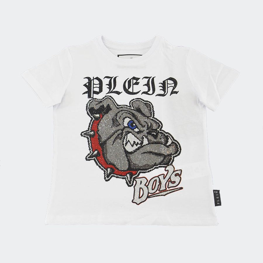 Philipp plein Round Neck Bulldogs T-shirt