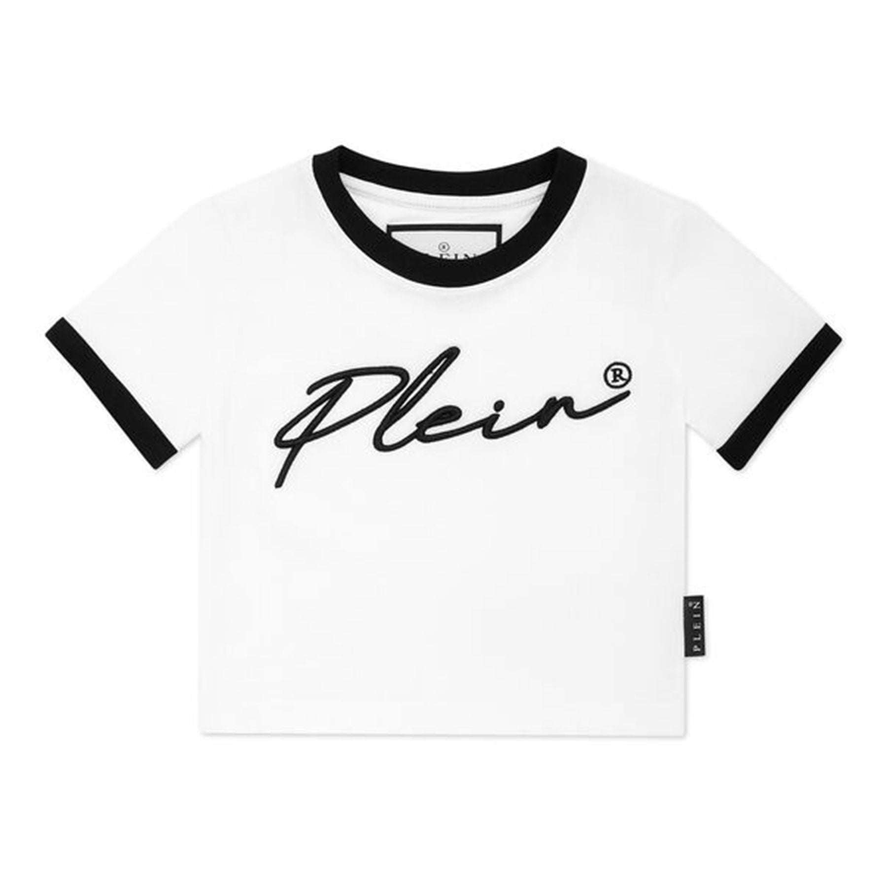 Philipp plein Cropped Round T-shirt