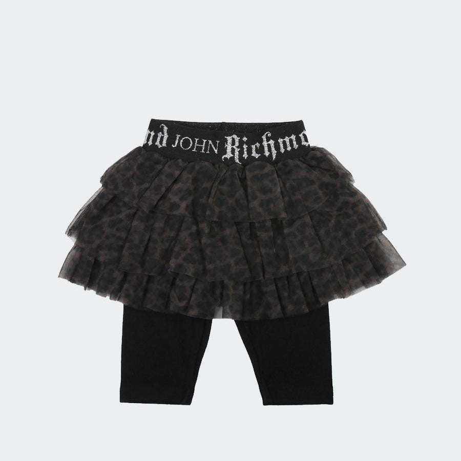 Richmond Solid Color Tulle Leggings