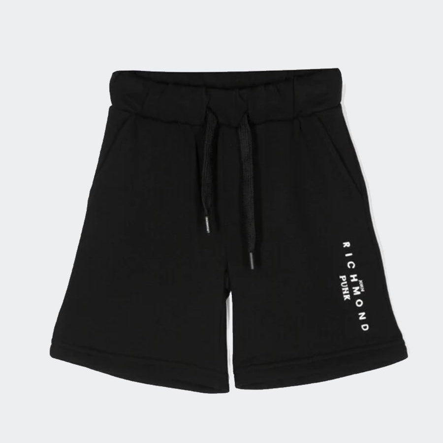 Bermuda shorts in printed fleece