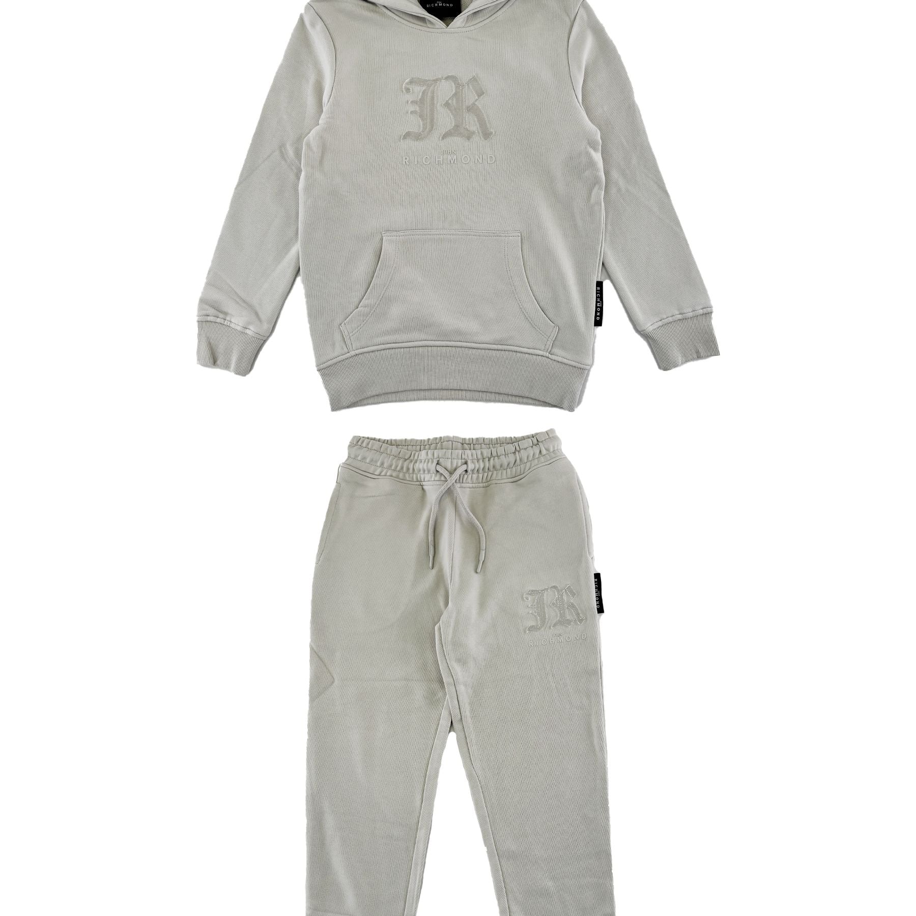 Richmond Crew Neck Sweatshirt and Jogging Tracksuit Black