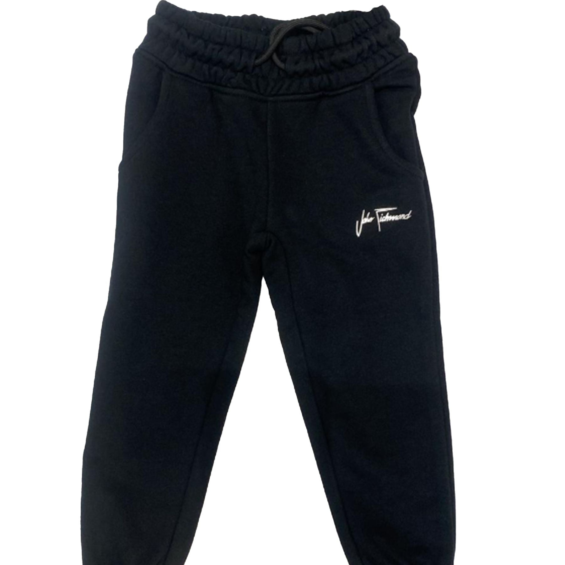 Richmond Soft Cotton Trousers with Logo Print