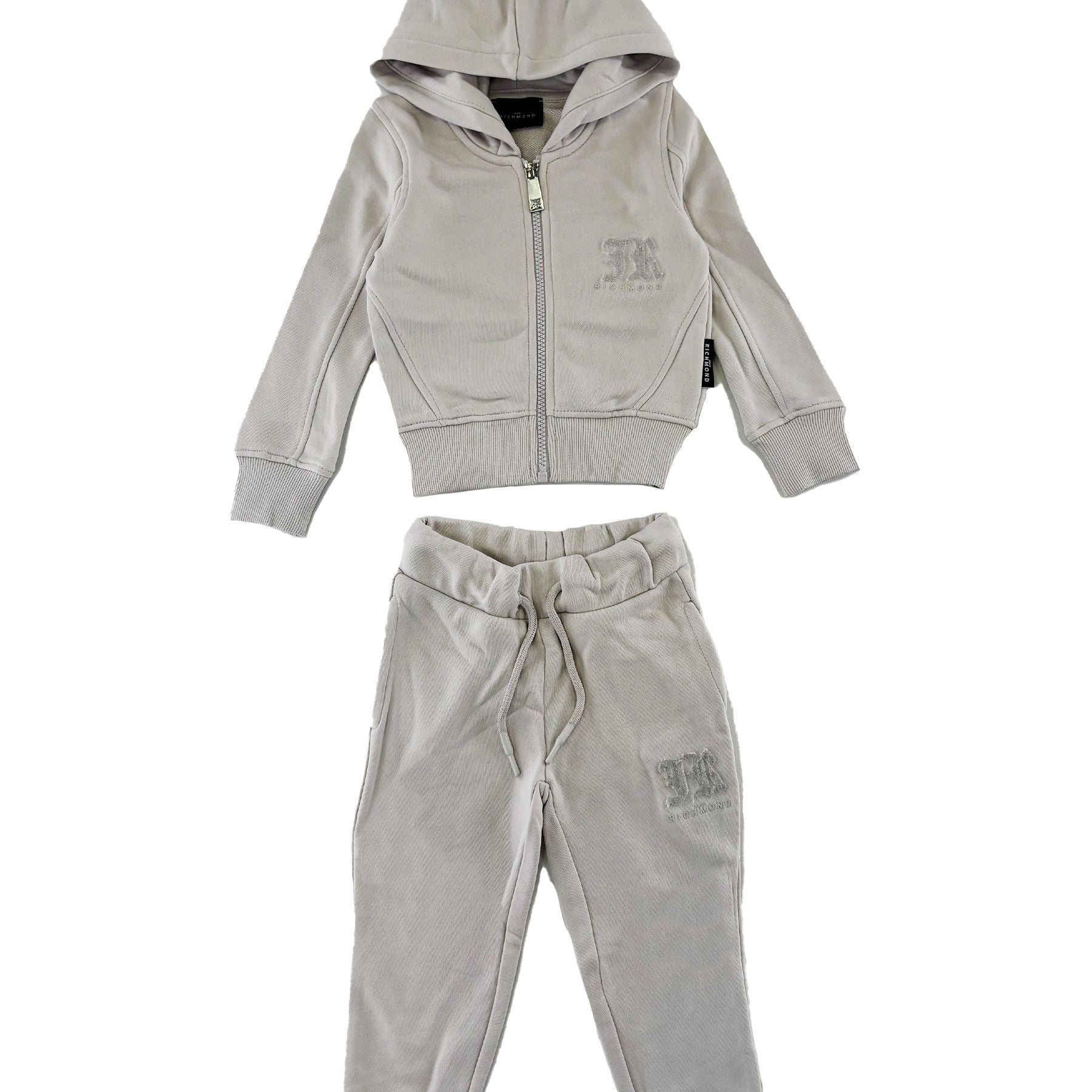 Richmond Printed Crew Neck Sweatshirt Tracksuit with Jogging Pants