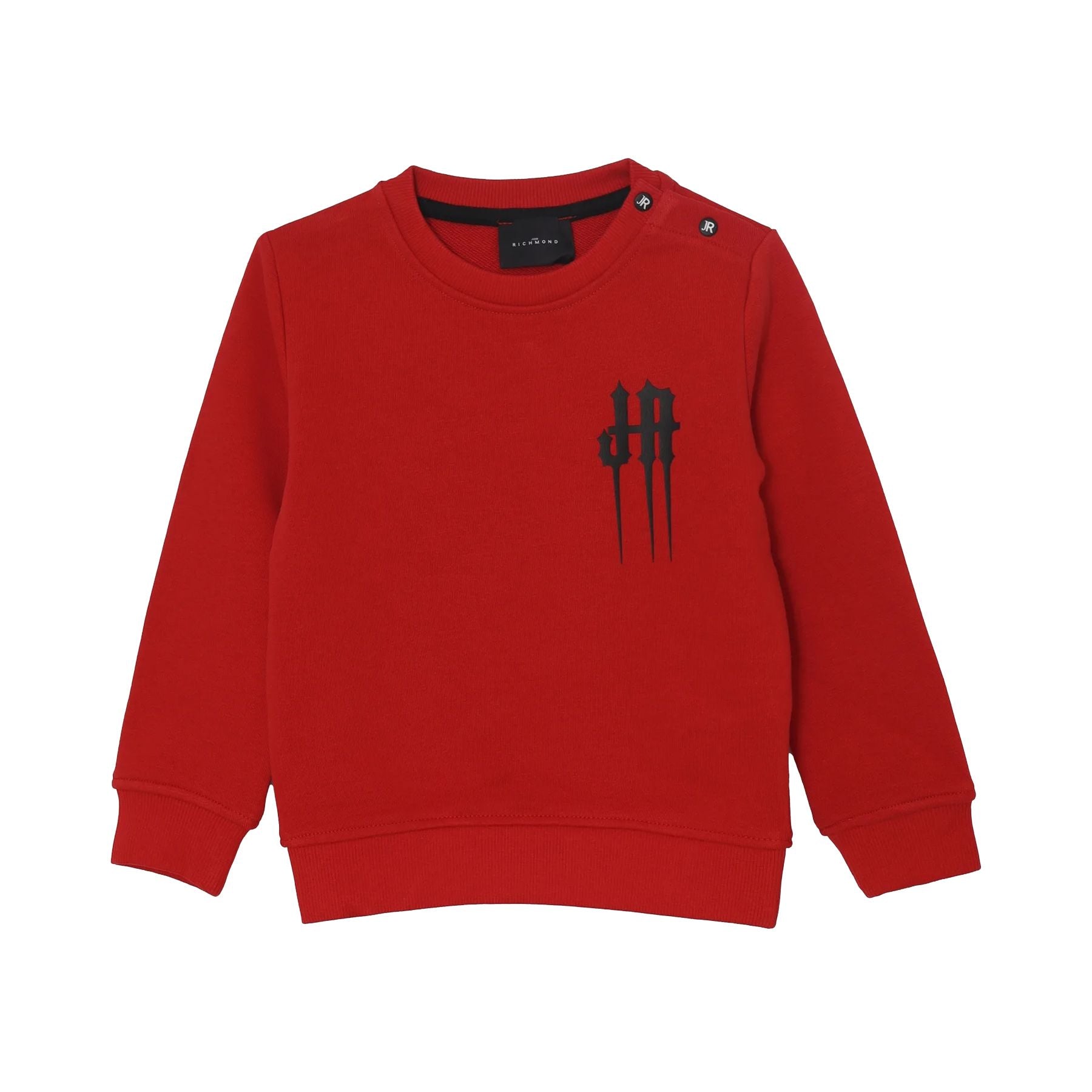 Sweatshirt with heart side logo
