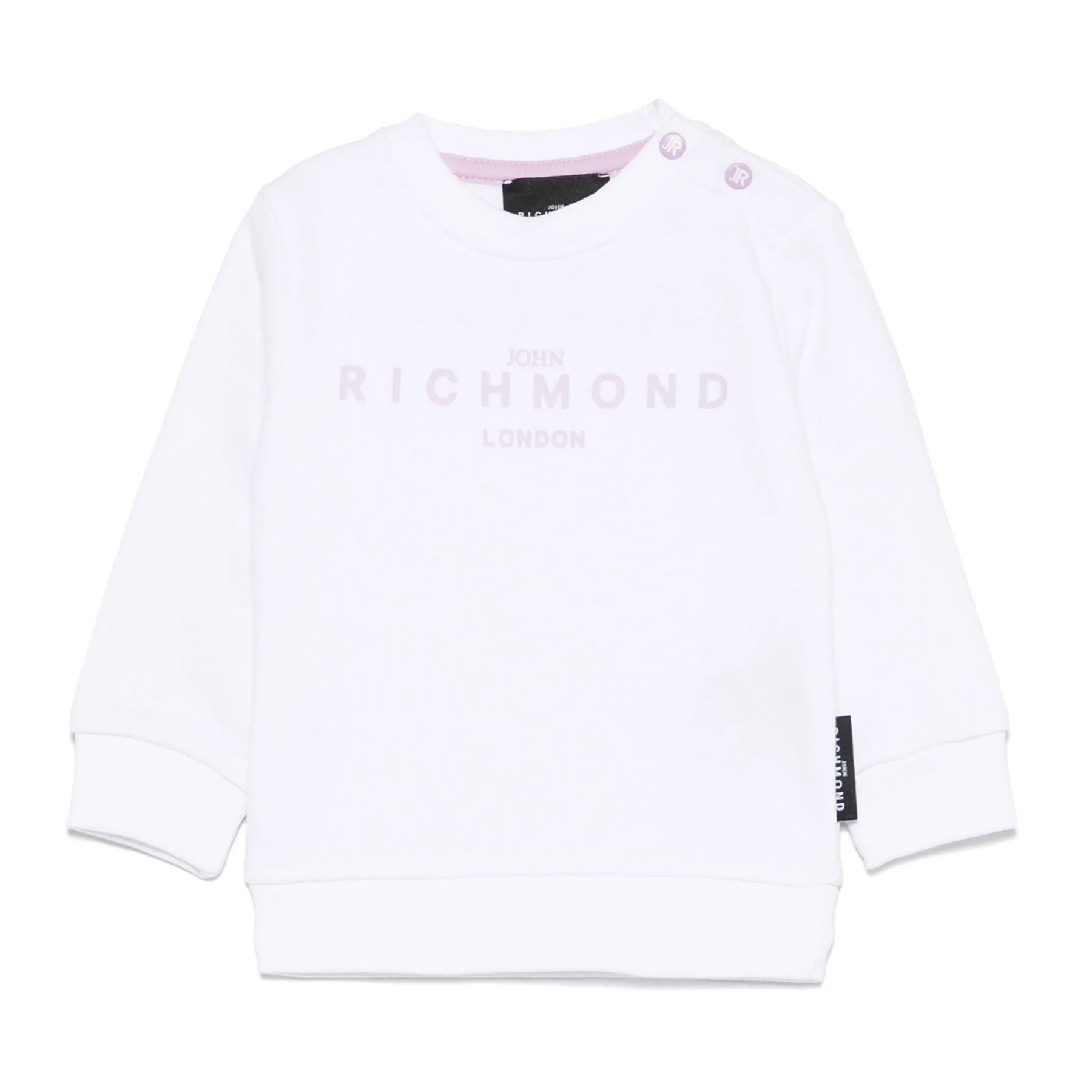 Lightweight crew neck sweatshirt with print
