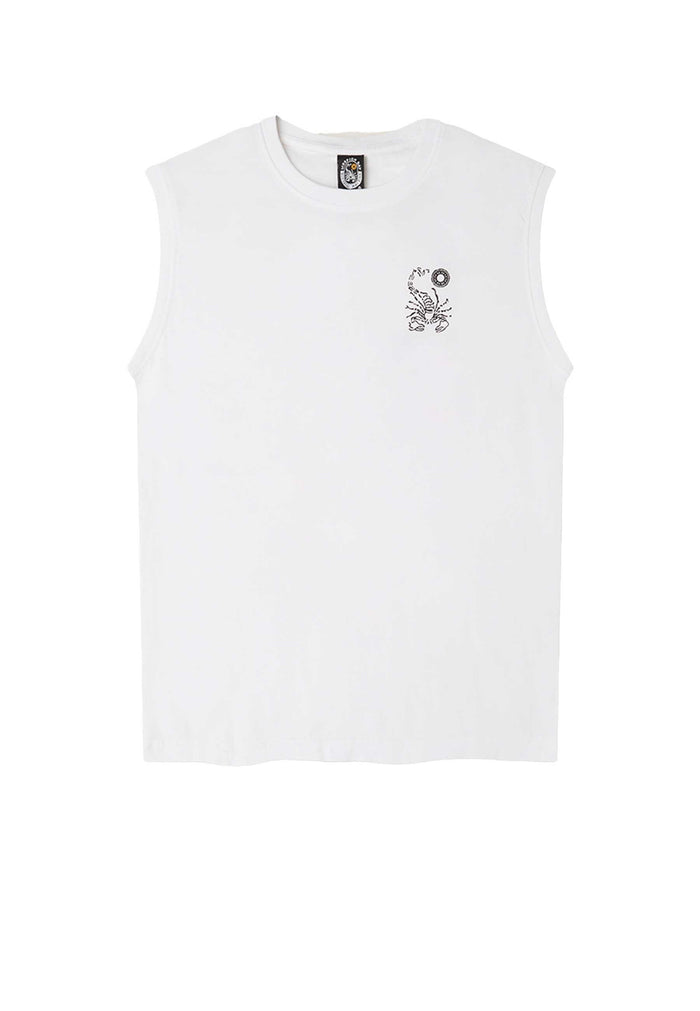 Scorpion bay T-shirt Bianco Artwork Luminescent