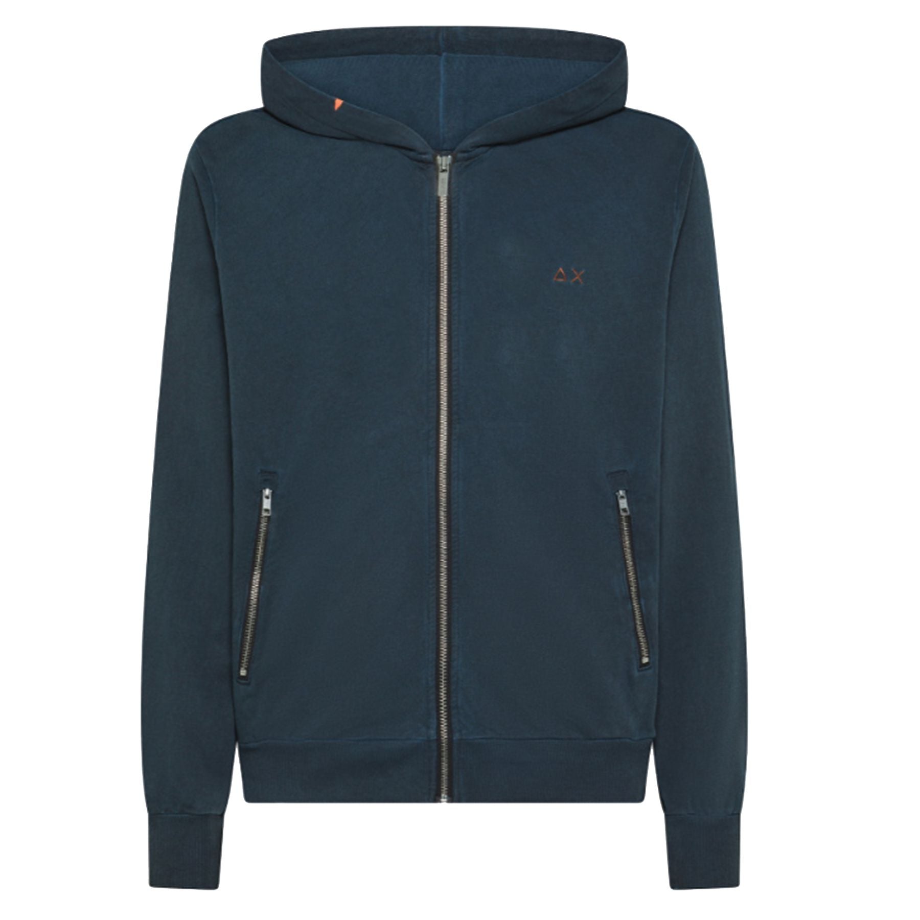 Sun68 Cotton Hoodie with Zip