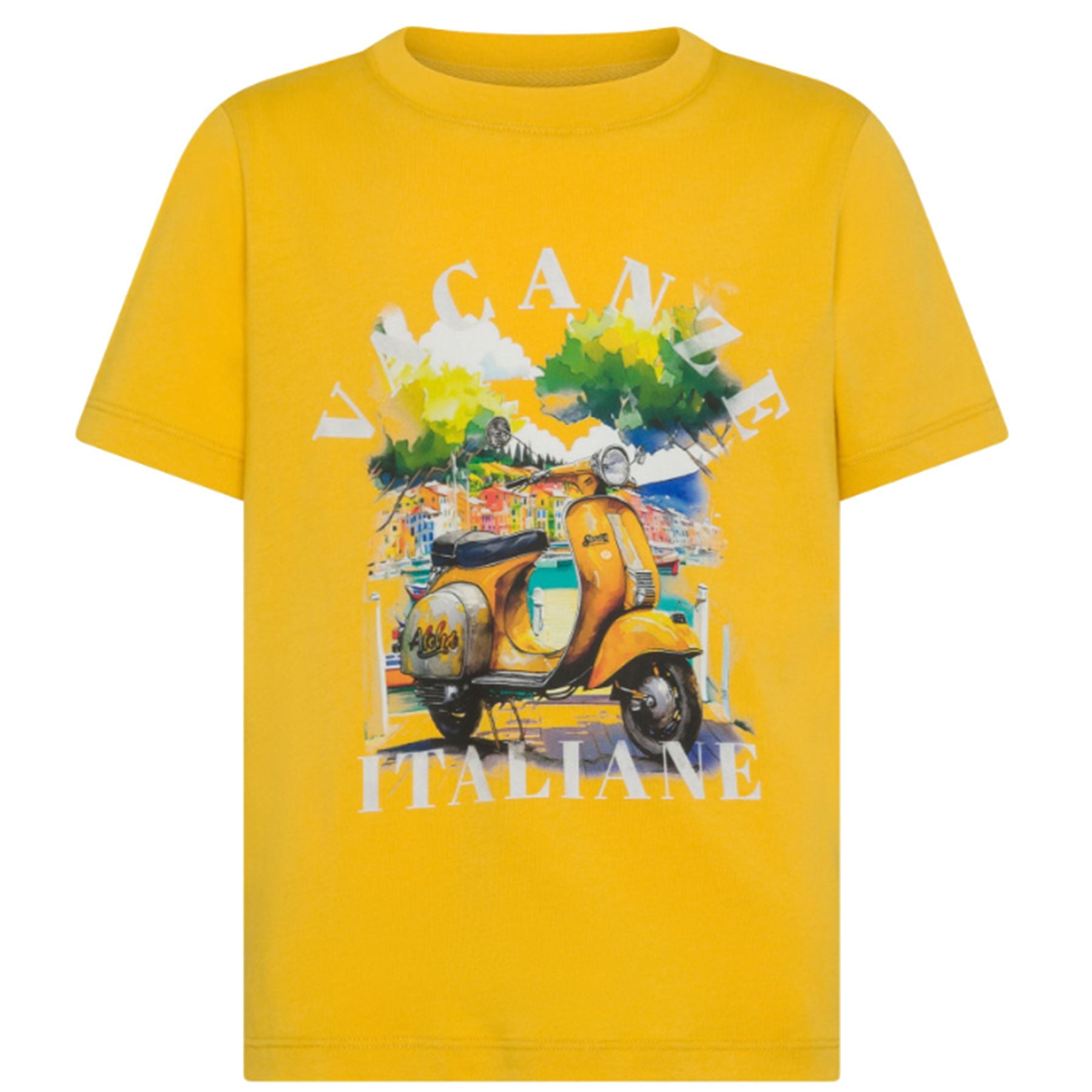 Sun68 Cotton T-shirt with Print