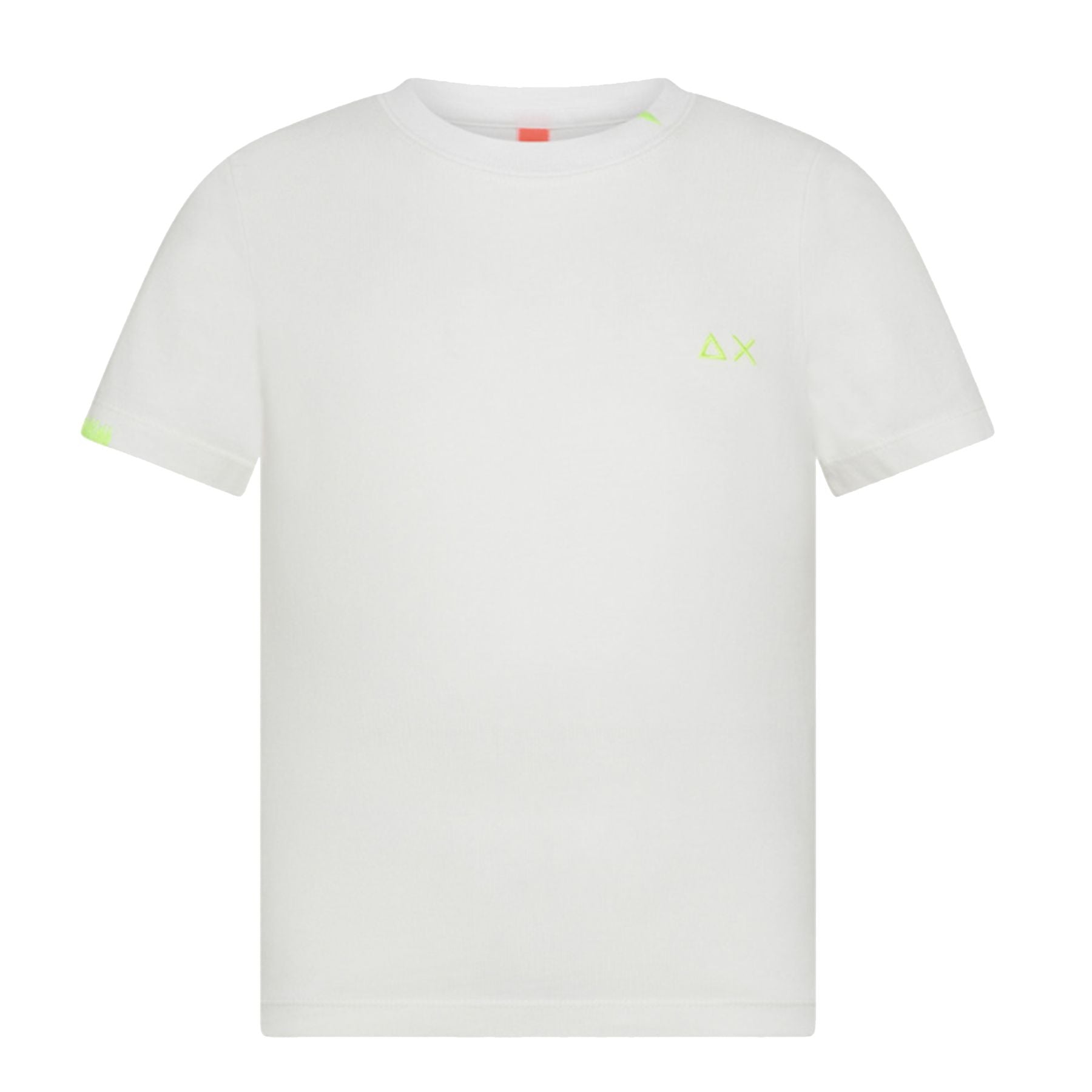 Sun68 T-shirt with Fluorescent Embroidery