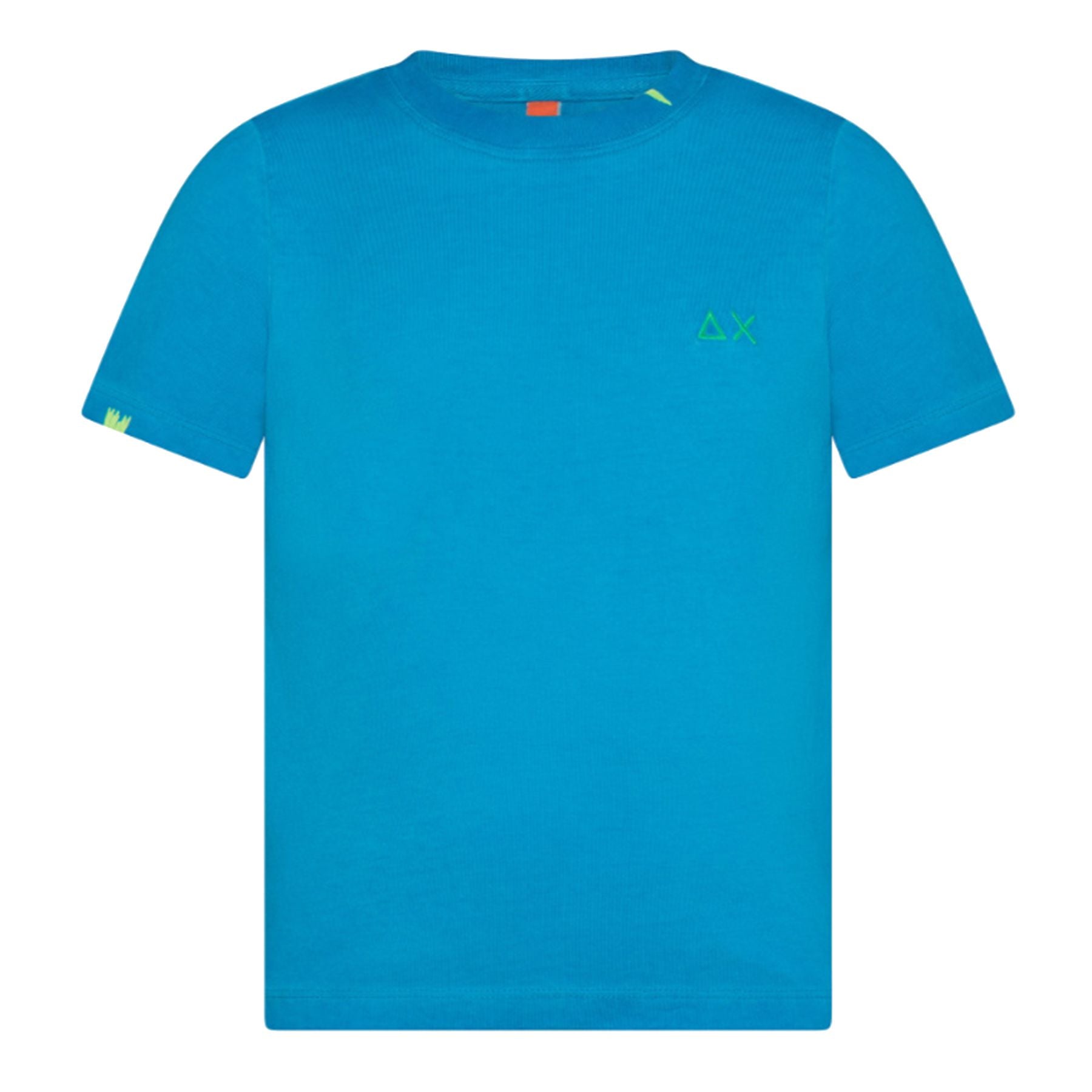 Sun68 T-shirt with Fluorescent Embroidery