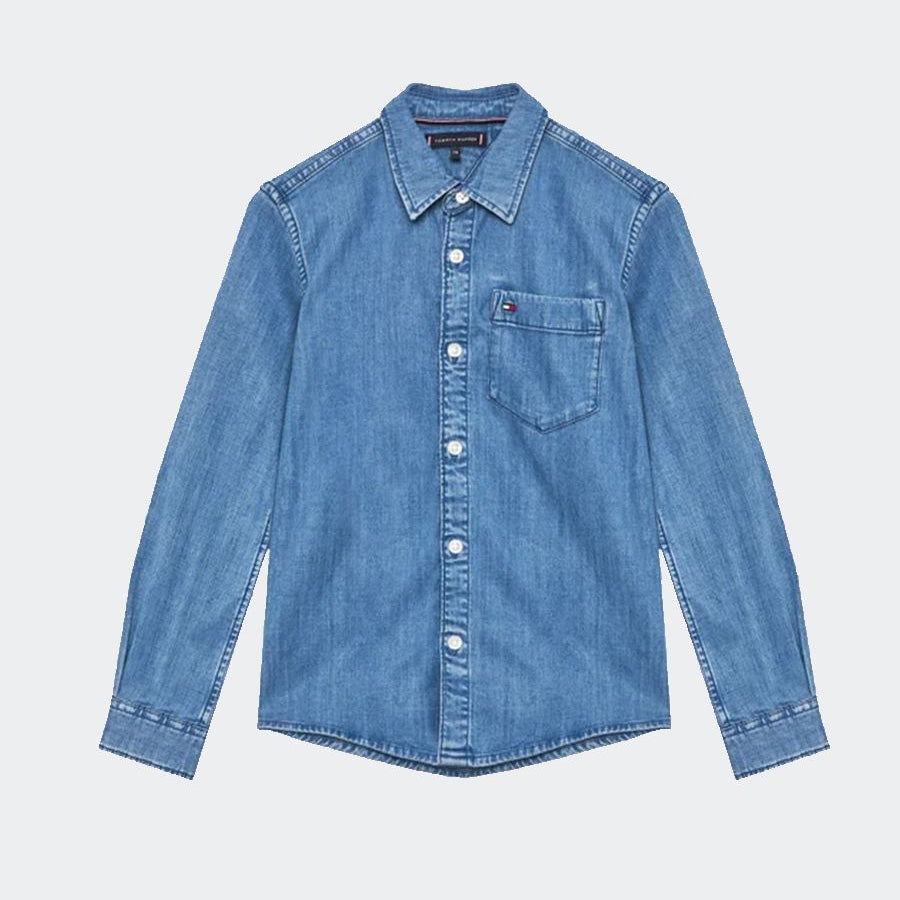 Tommy hilfiger Embroidered Denim Shirt