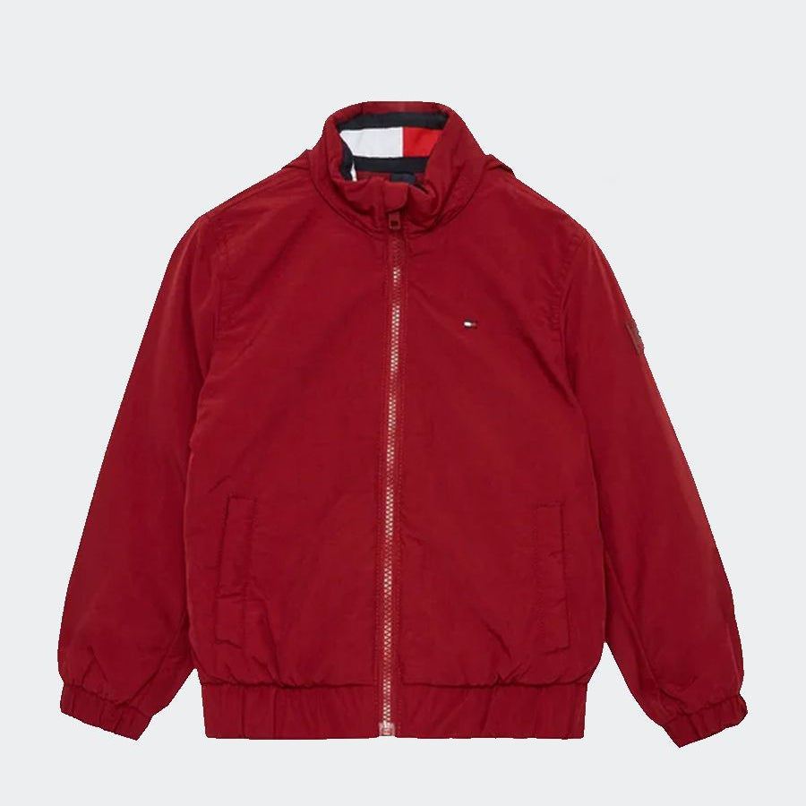 Tommy Hilfiger Jacket with Colorful Detail, Collar and Logo Patch