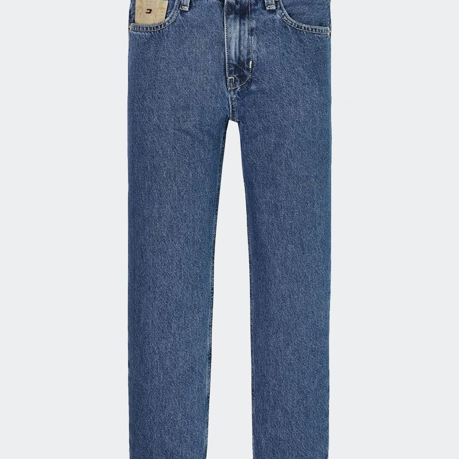 Jeans with front logo