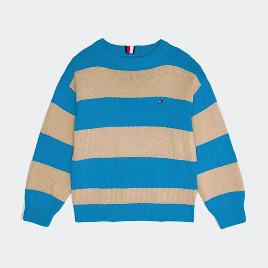 Tommy Hilfiger Color Block Striped Sweater