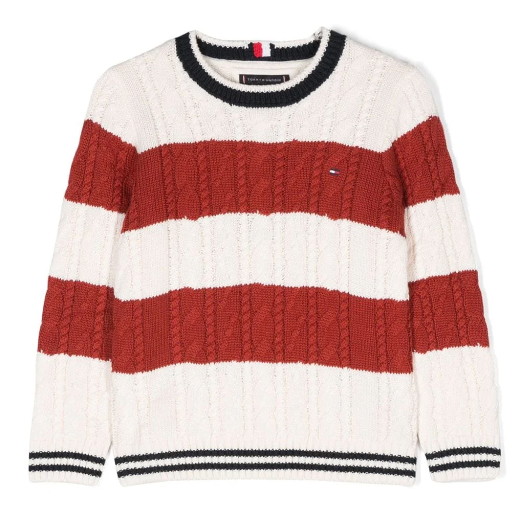Tommy Hilfiger Wide Stripe Patterned Sweater